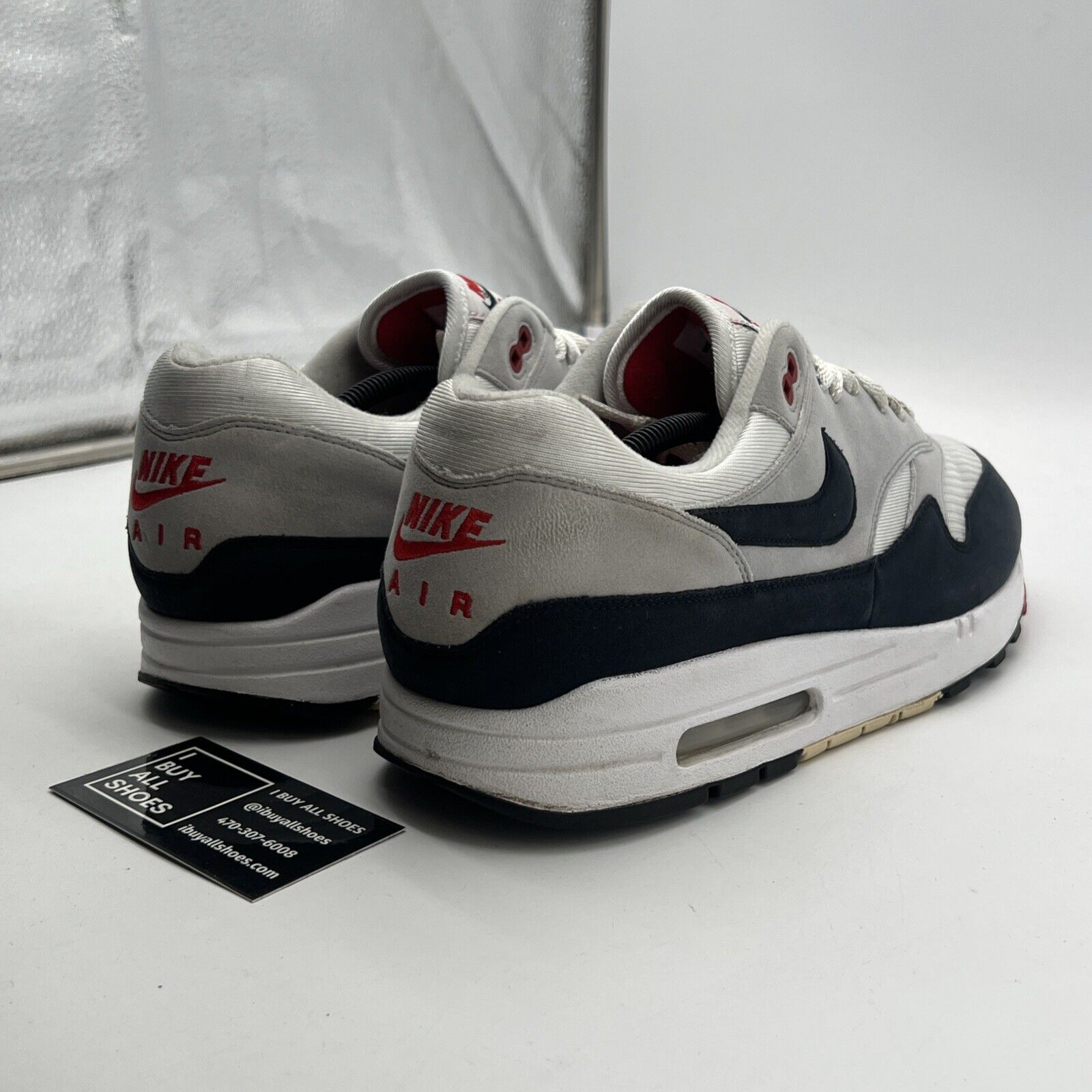 Size 13 - Nike Air Max 1 OG Anniversary Obsidian 908375-104)