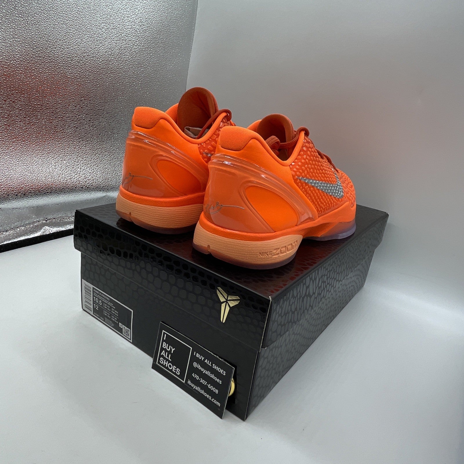 Size 10.5 - Nike Zoom Kobe 6 Protro Total Orange Leather (IH1871-800)