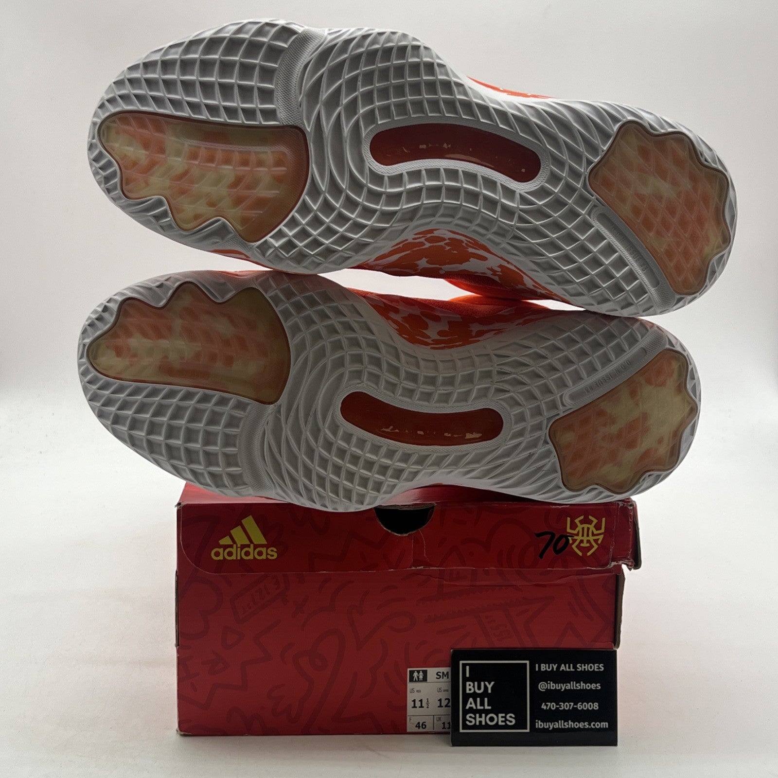 Size 11.5 - adidas D.O.N. Issue 3 Team Orange (GW7893)