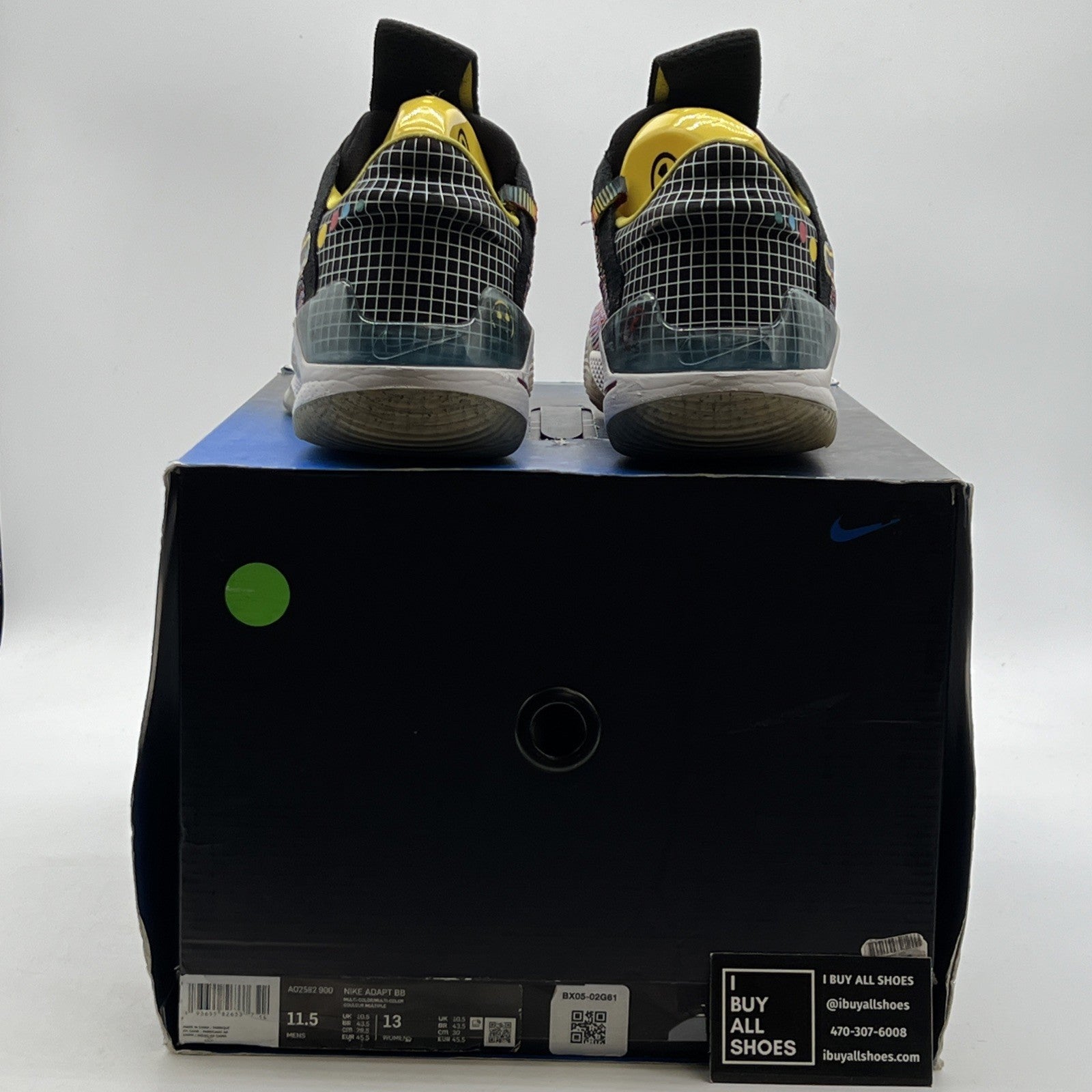 Size 11.5 - Nike Adapt BB Multi-Color (AO2582-900)