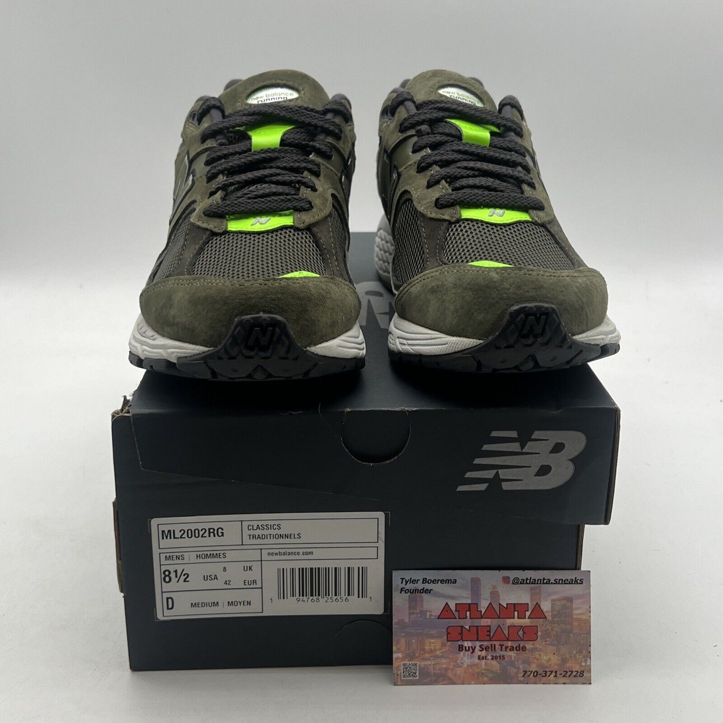 Size 8.5 - New Balance 2002 Camo Green (ML2002RG)