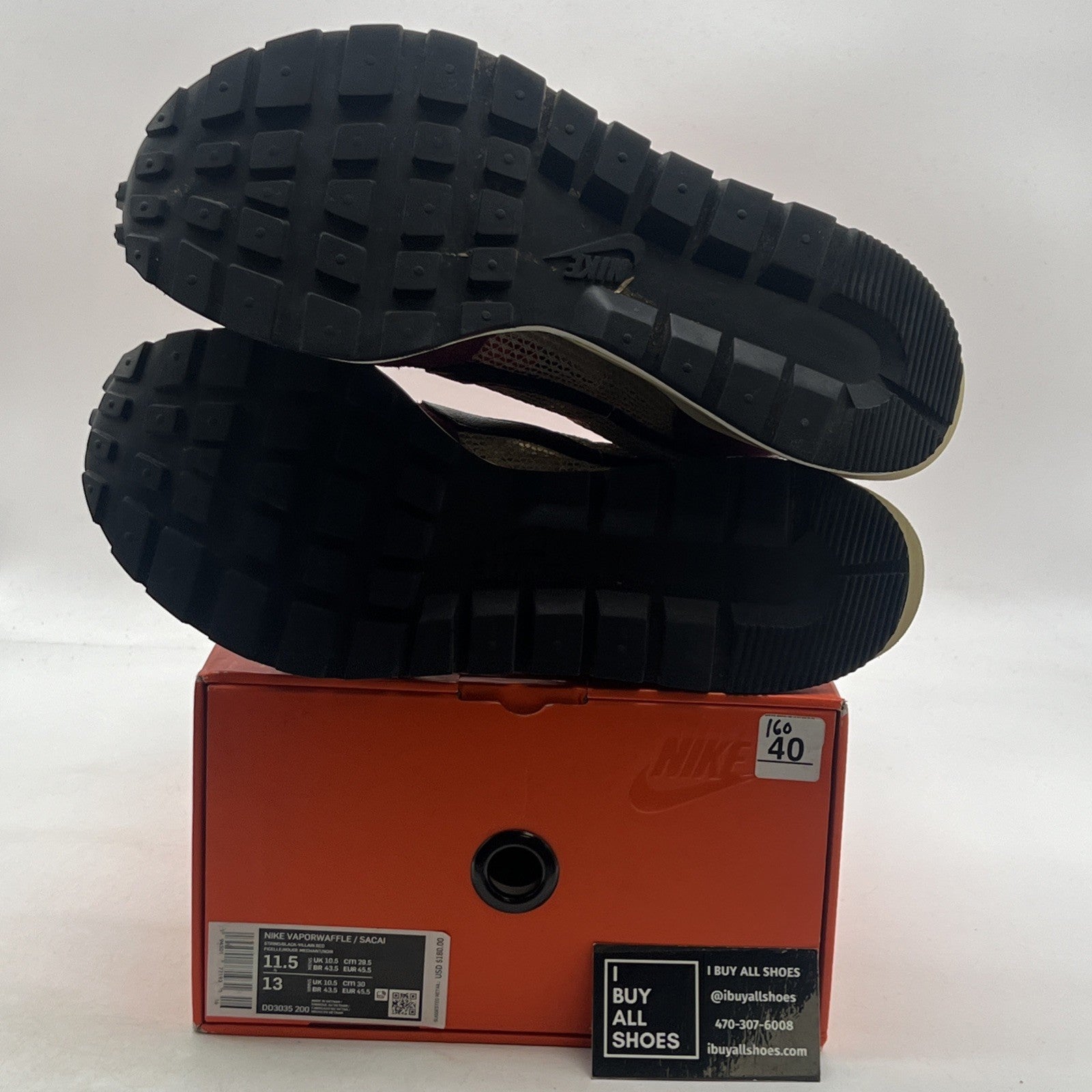 Size 11.5 - sacai x Nike VaporWaffle SP Villain Red (DD3035-200)