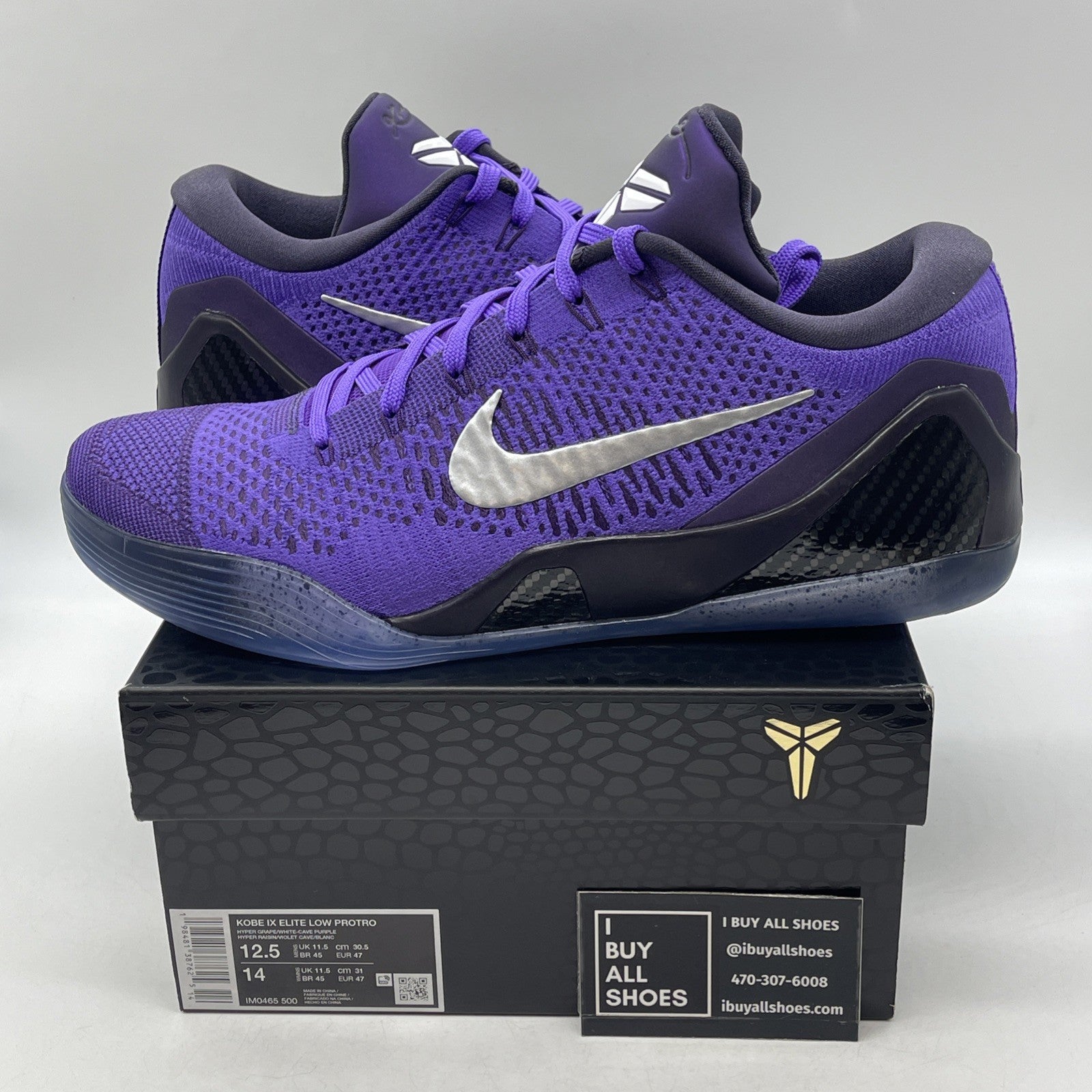 Size 12.5 - Nike Kobe 9 Elite Protro 2025 Low Moonwalker (IM0465-500)