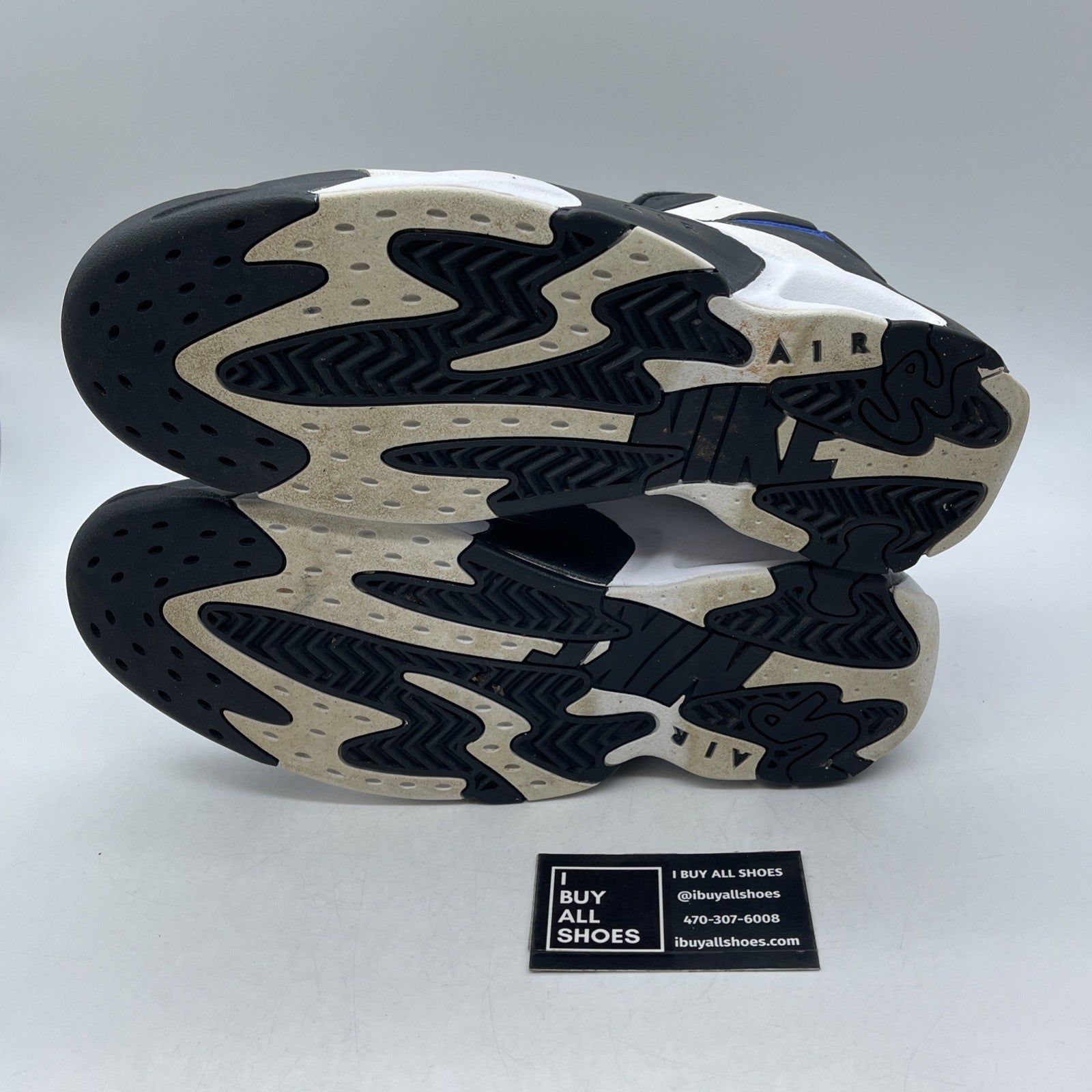 Size 10.5 - Nike Air Up 2014 Black Game Royal (630929-004)