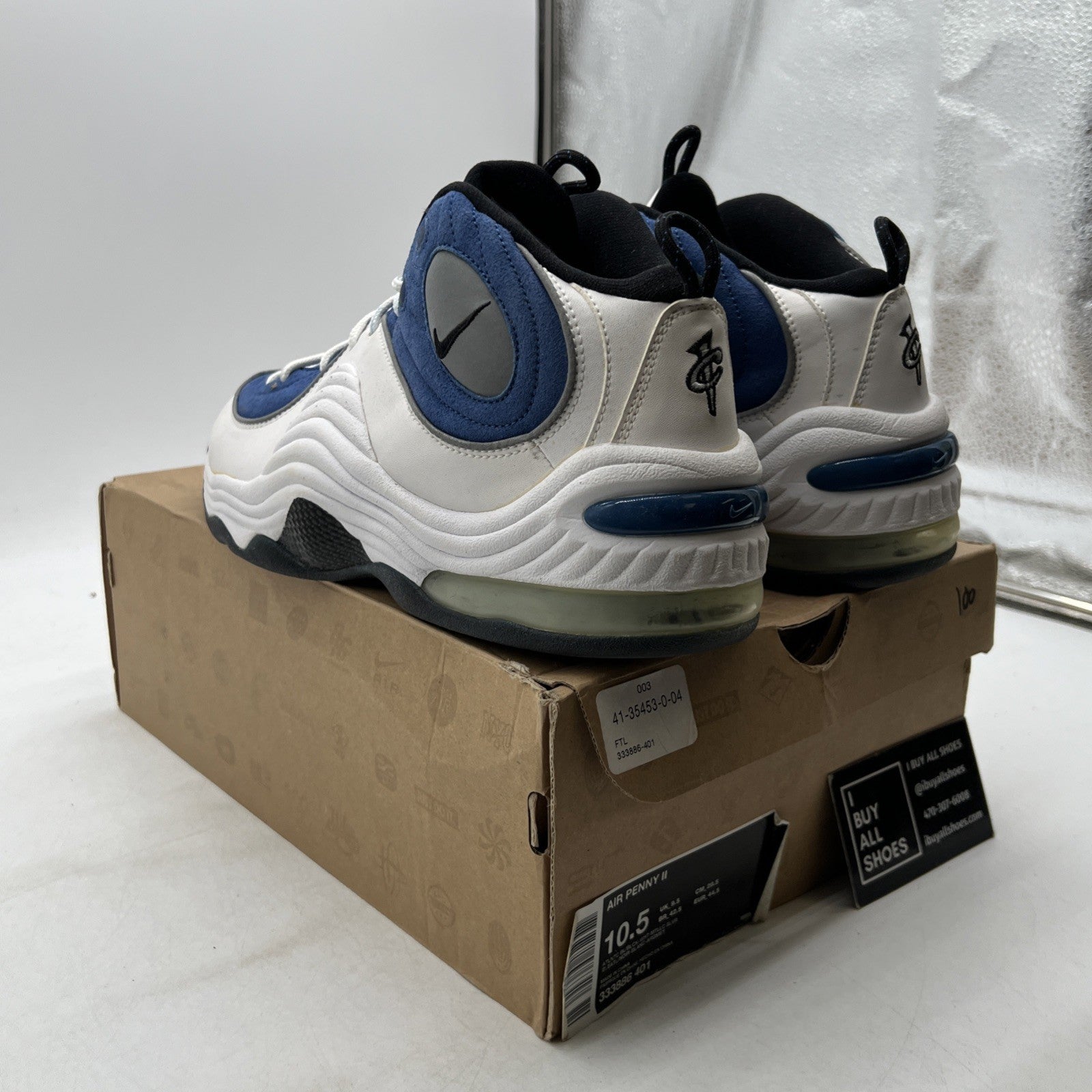 Size 10.5 - Nike Air Penny 2 2009 Atlantic Blue (333886-401)