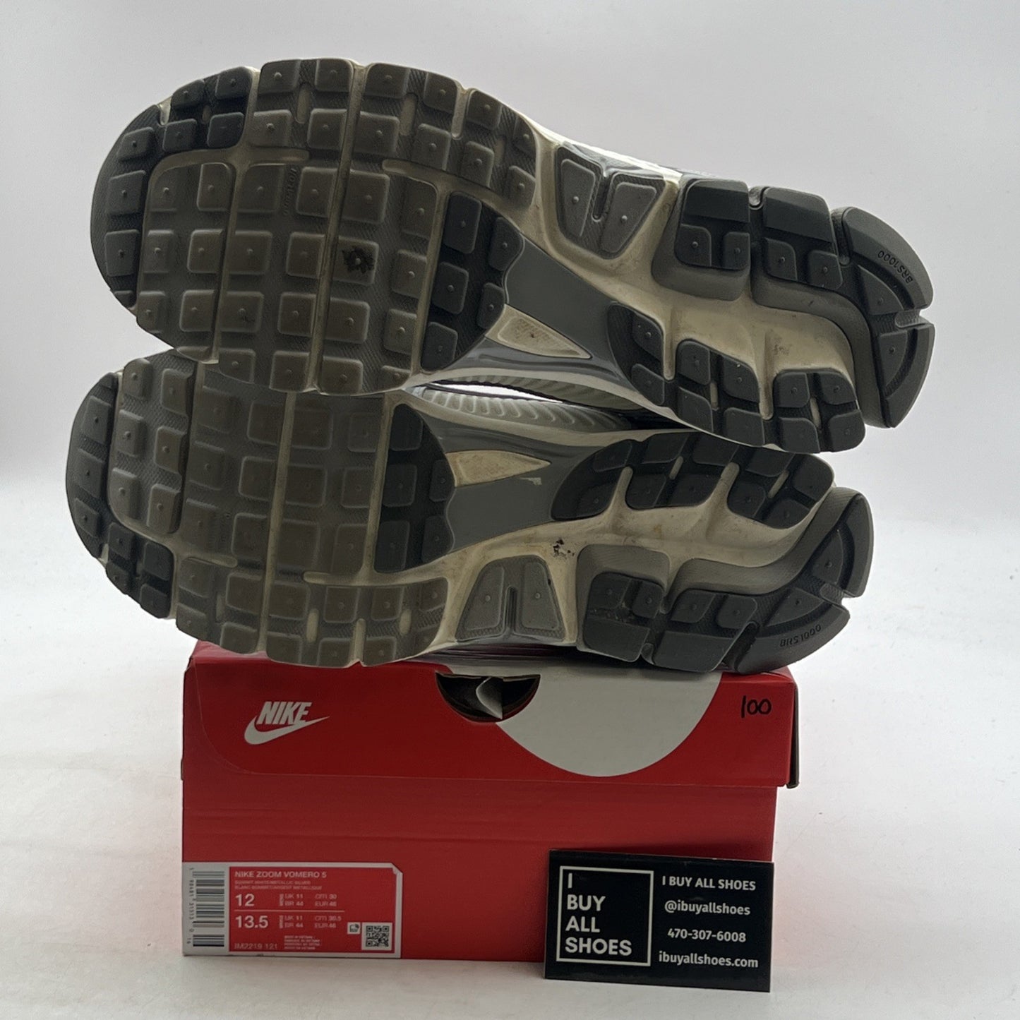 Size 12 - Nike Air Zoom Vomero 5 Summit White Metallic Silver (IM2219-121)