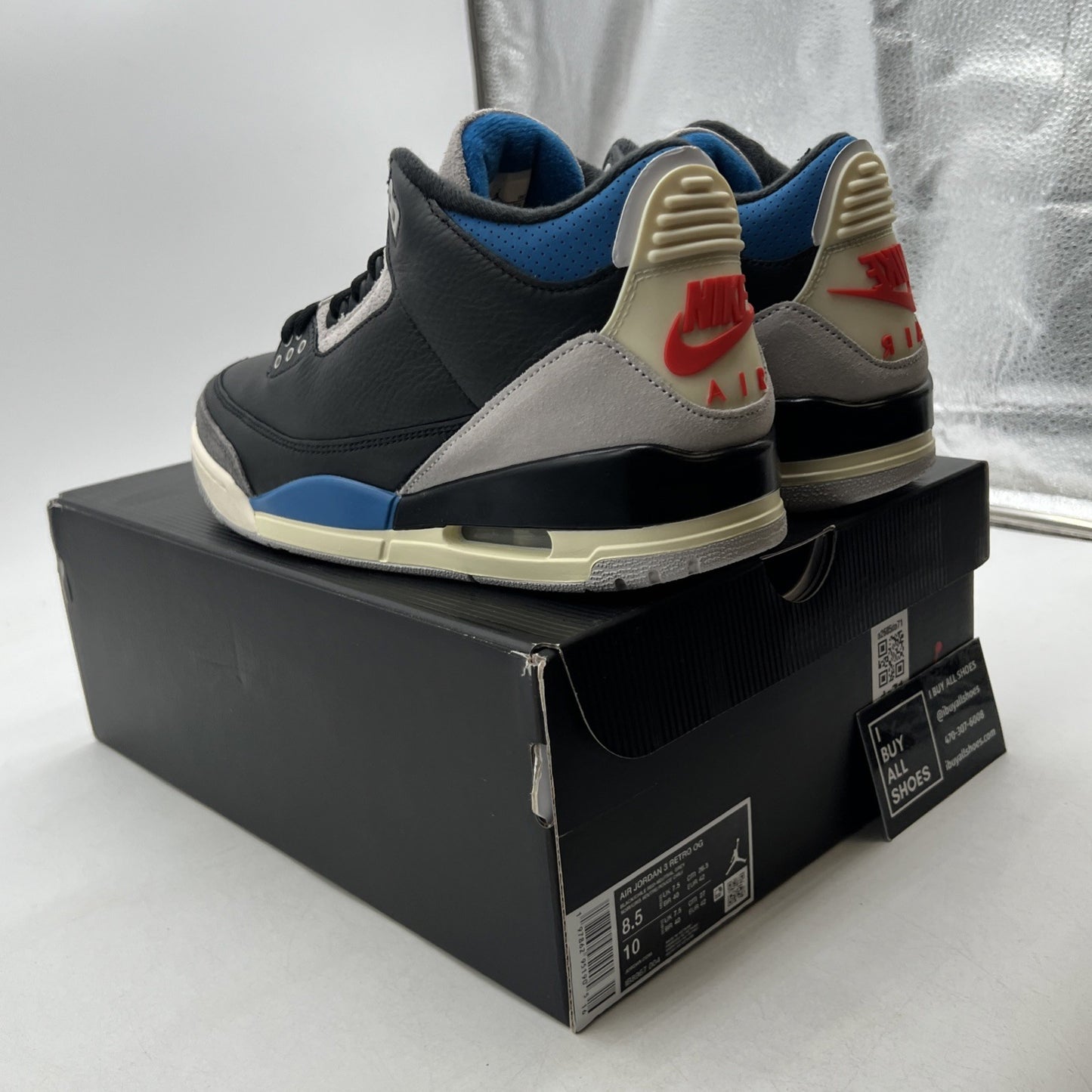 Size 8.5 - Air Jordan 3 Retro OG Rare Air (IB8967-004)