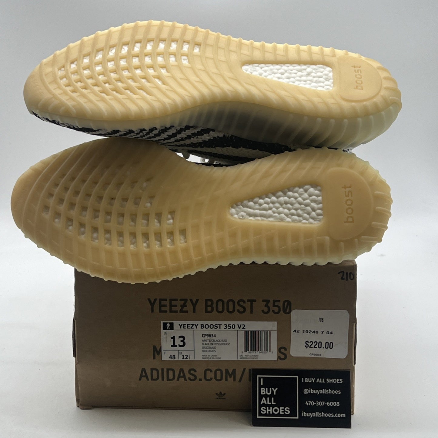 Size 13 - adidas Yeezy Boost 350 V2 Low Zebra (CP9654)