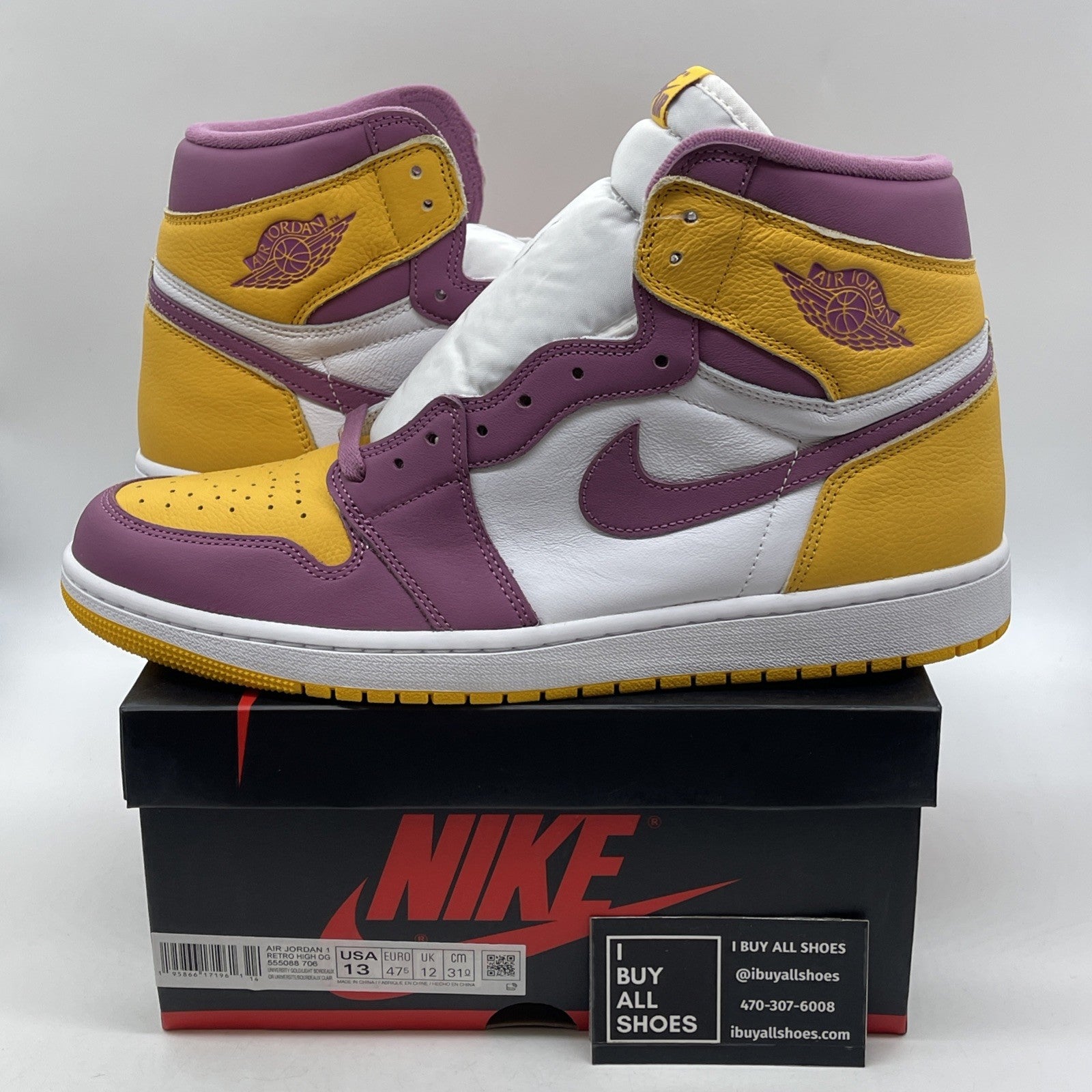Size 13 - Air Jordan 1 Retro High OG Brotherhood 2022 (555088-706)