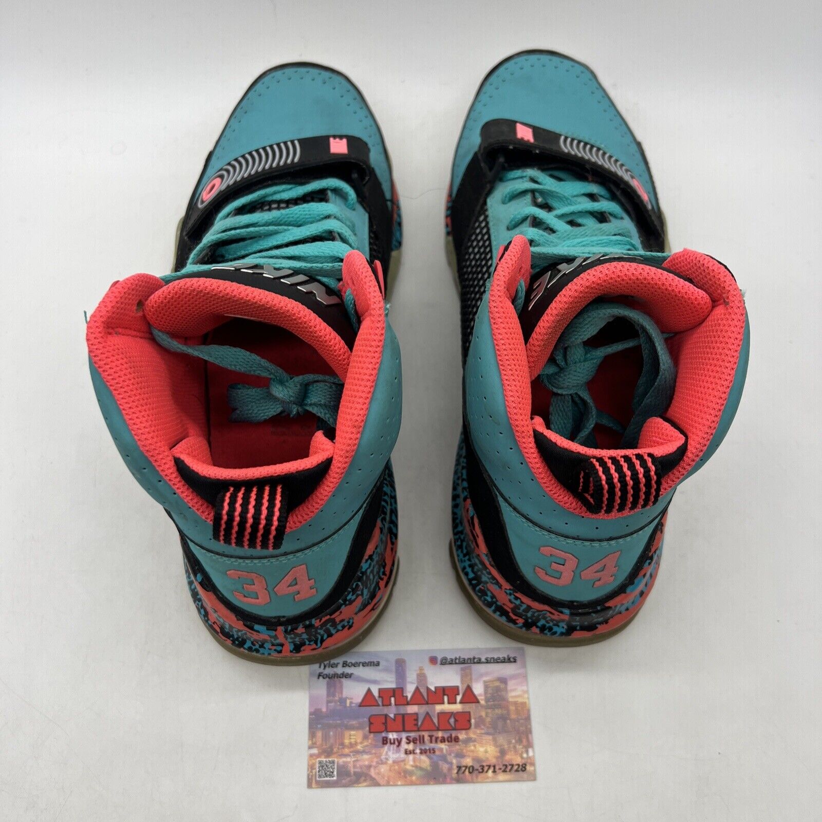 Size 10.5 - Nike Air Max Bo Jax PRM Hyper Jade Pink Black Aqua (654479-300)