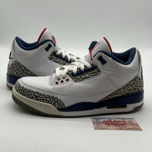 Size 10 - Air Jordan 3 Retro OG Mid True Blue (854262-106)