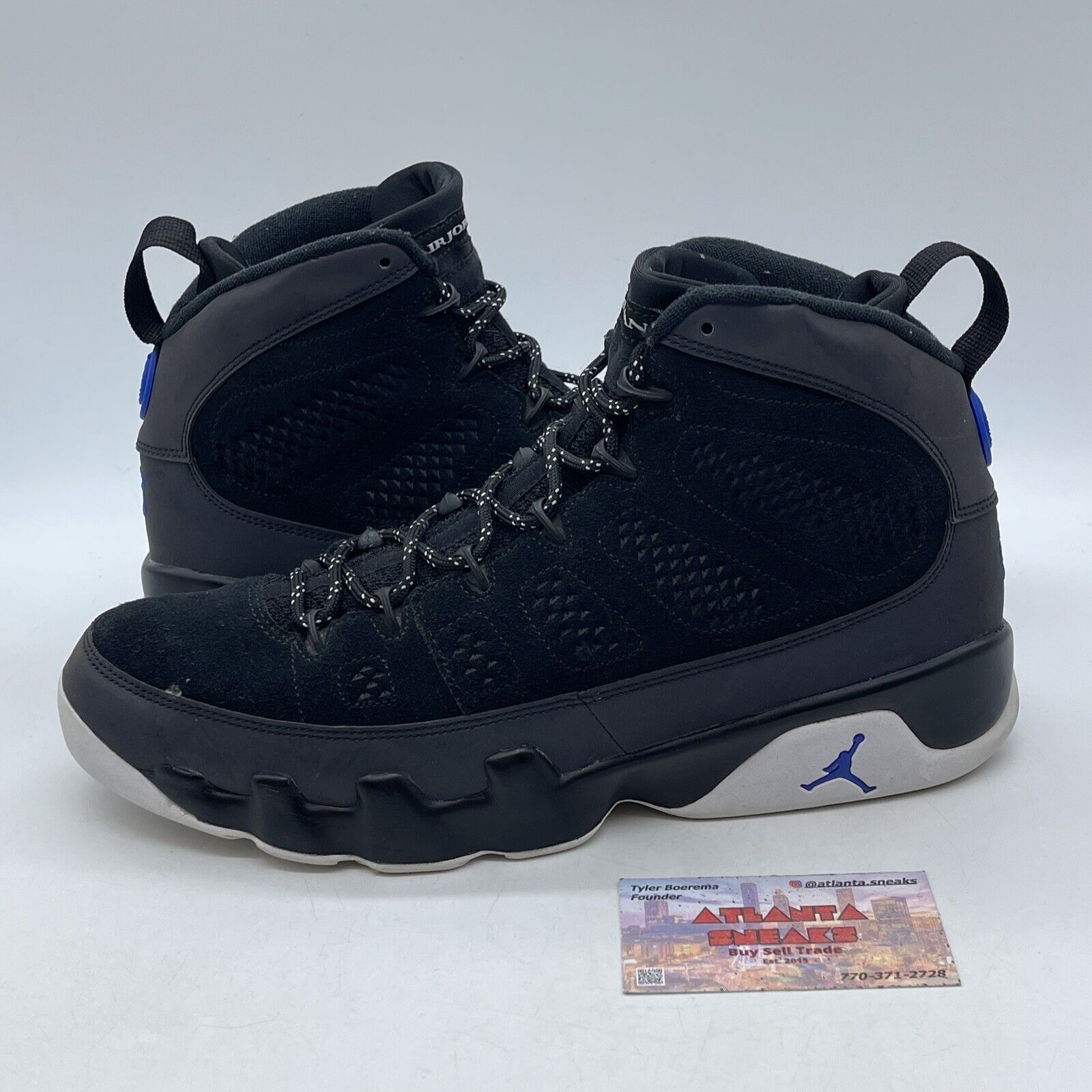 Size 11 - Air Jordan 9 Retro Racer Blue Black Leather Suede (CT8019-024)