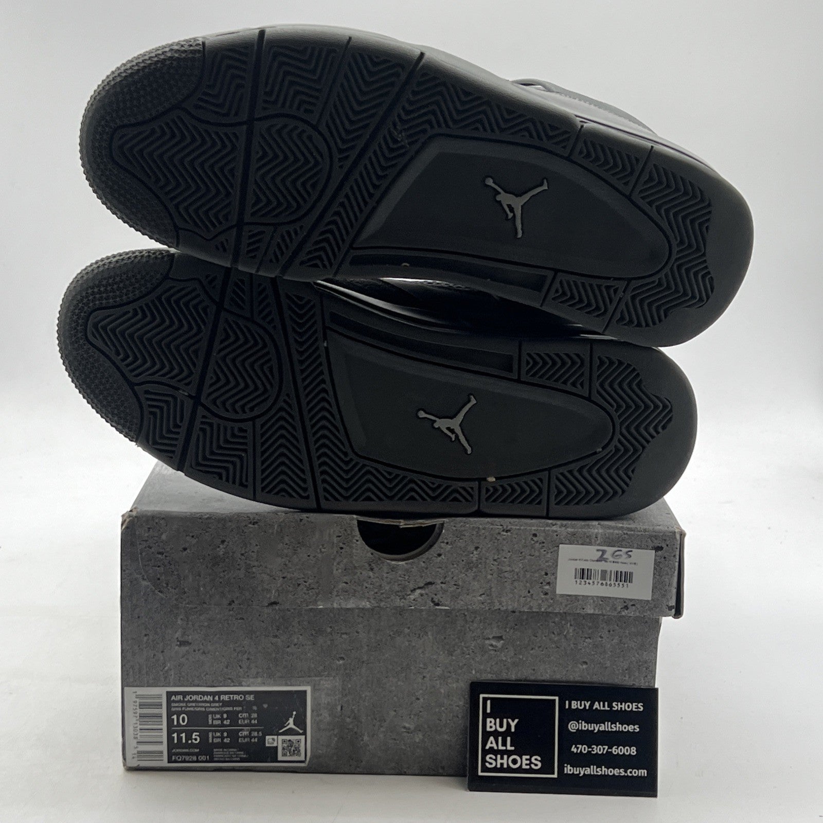 Size 10 - Air Jordan 4 Retro SE Wet Cement (FQ7928-001)