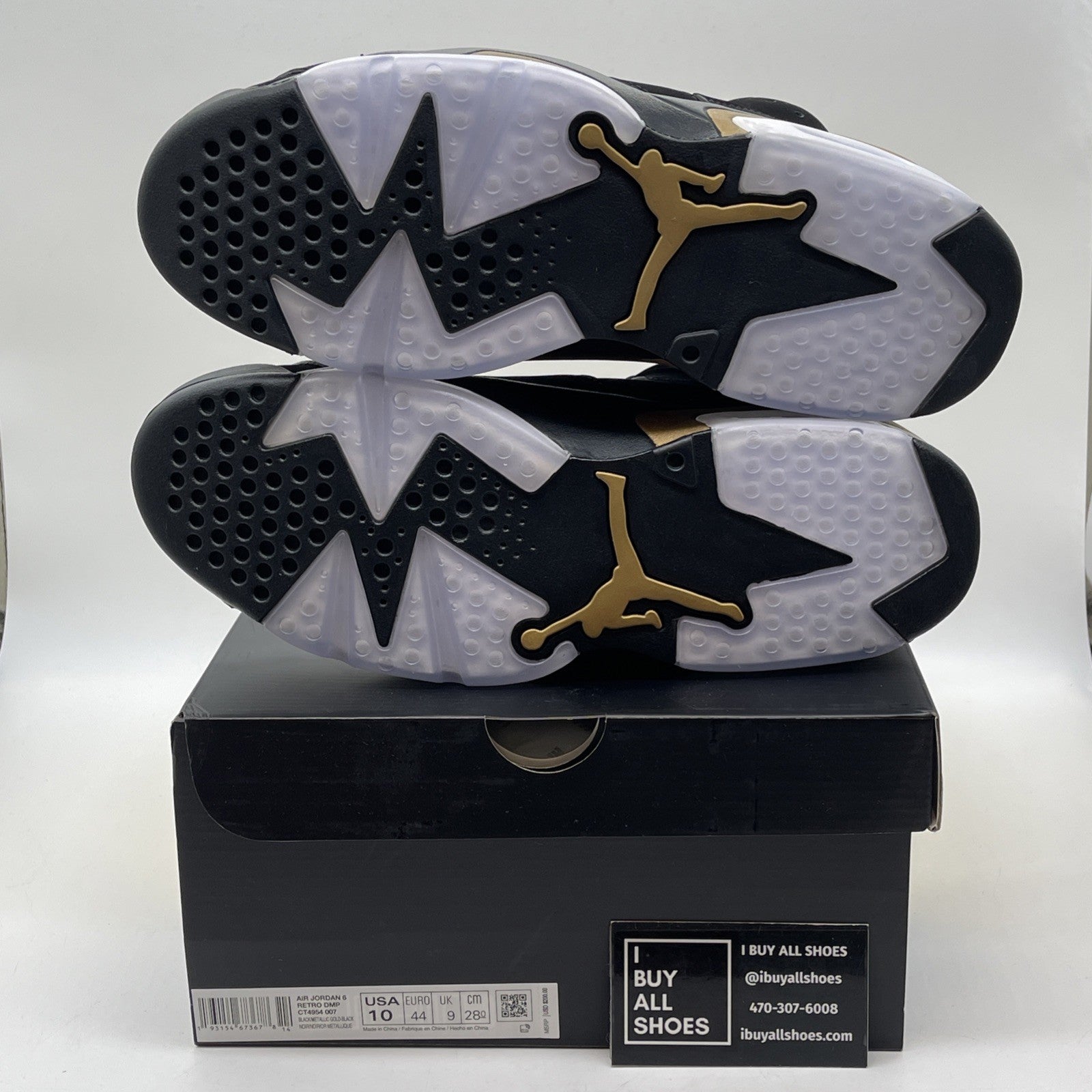 Size 10 - Jordan 6 Retro Defining Moments 2020 Black Suede (CT4954-007)