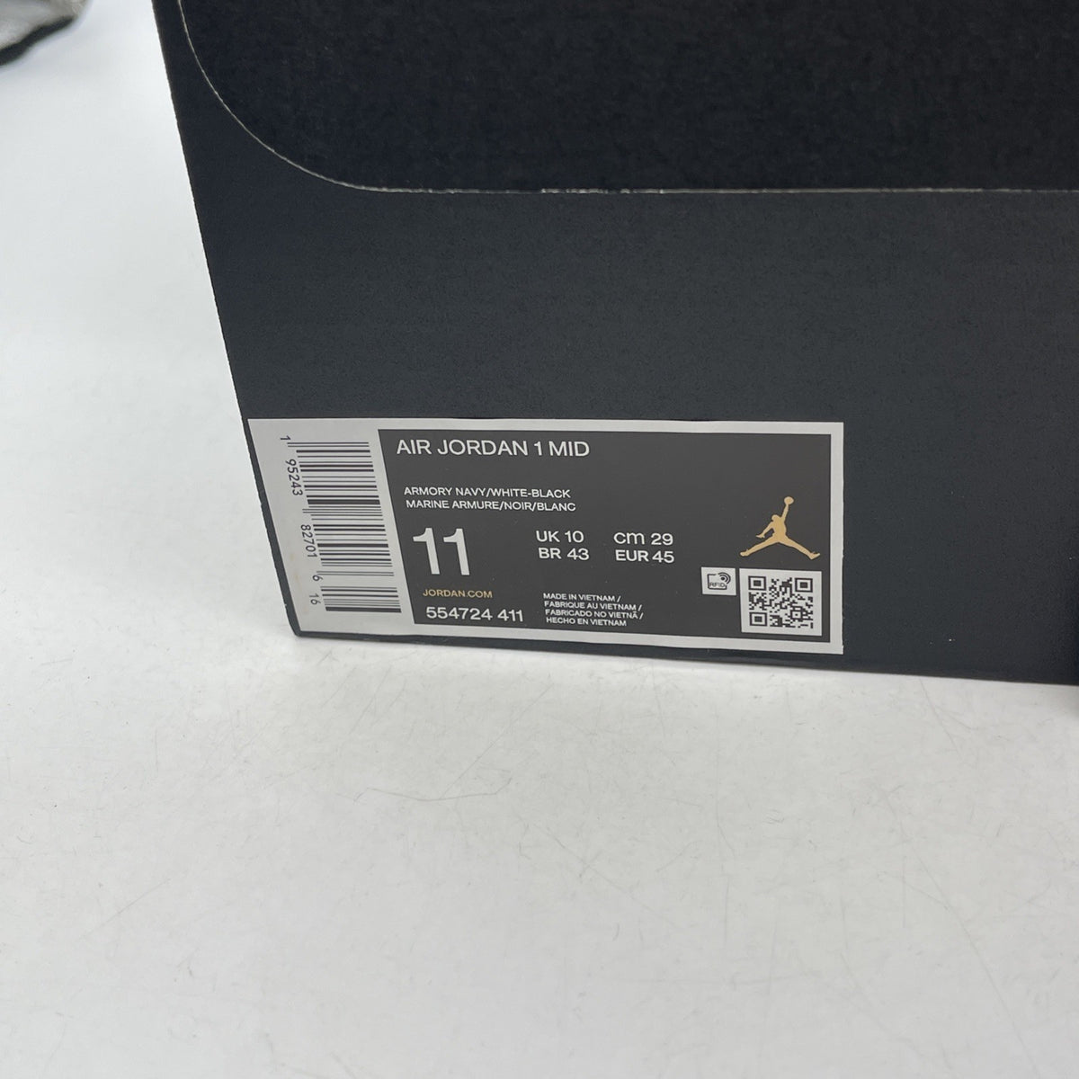 Size 11 - Air Jordan 1 Mid Armory Navy (554724-411)