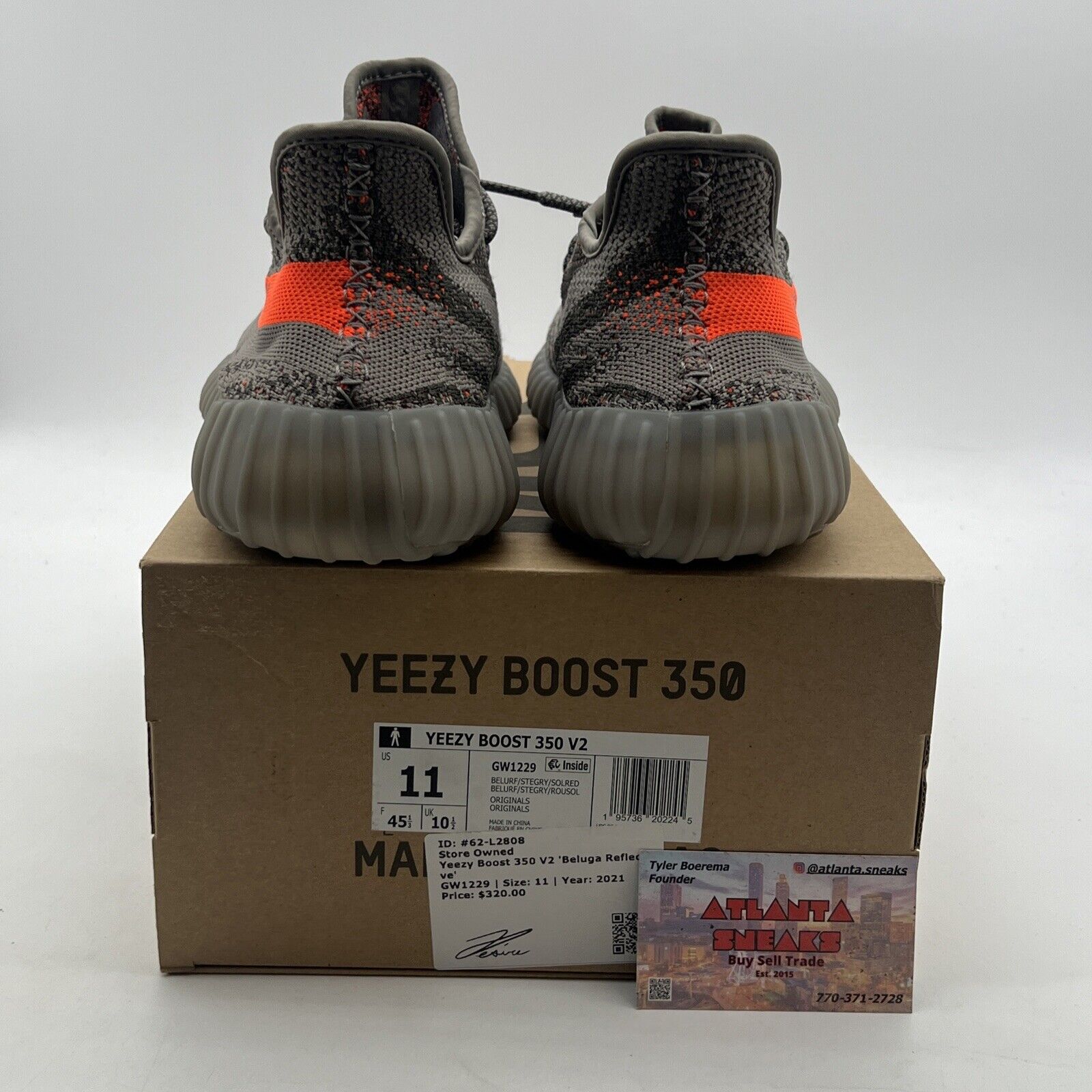 Size 11 - adidas Yeezy Boost 350 V2 Low Beluga Reflective (GW1229)