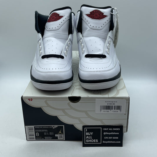 Size 8W - Air Jordan 2 Retro 2022 Chicago White Red Black Leather (DX4400-106)