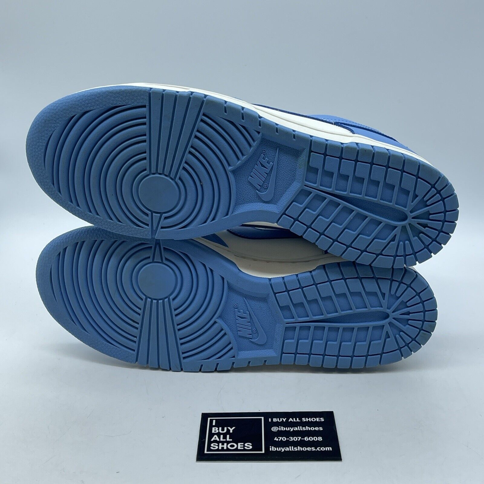 Size 12W - Nike Dunk Low Coast Blue White Yellow Leather Suede (DD1503-100)