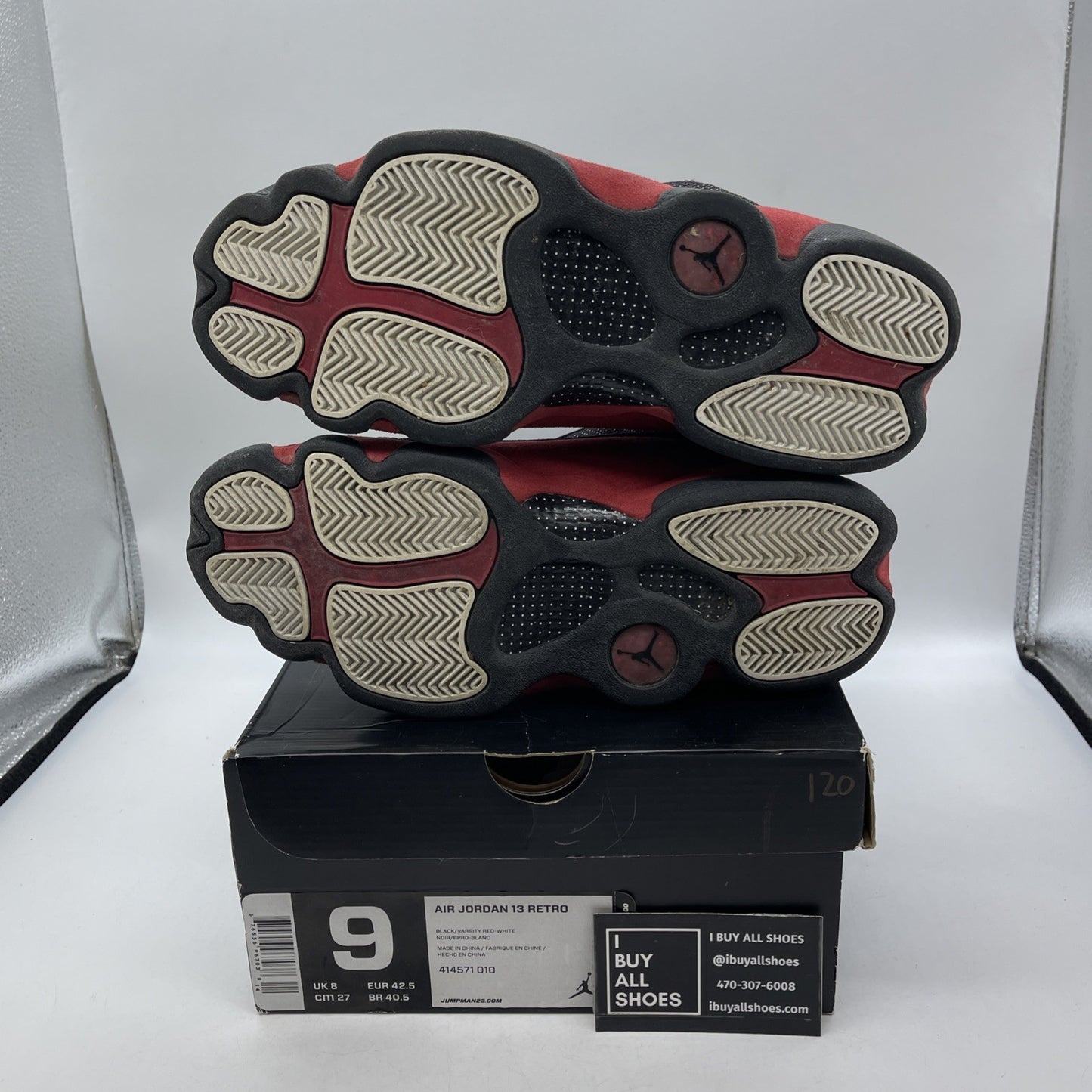 Size 9 - Air Jordan 13 Retro 2013 Bred (414571-010)