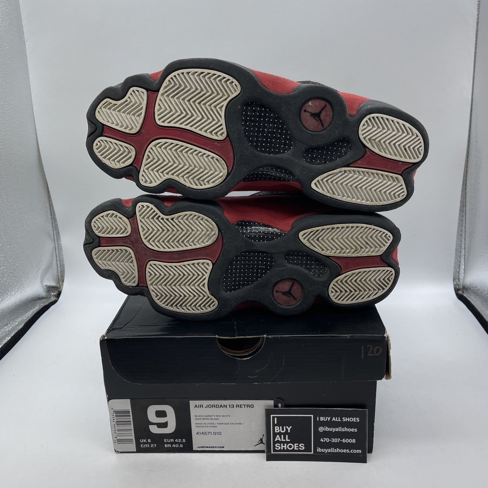 Size 9 - Air Jordan 13 Retro 2013 Bred (414571-010)