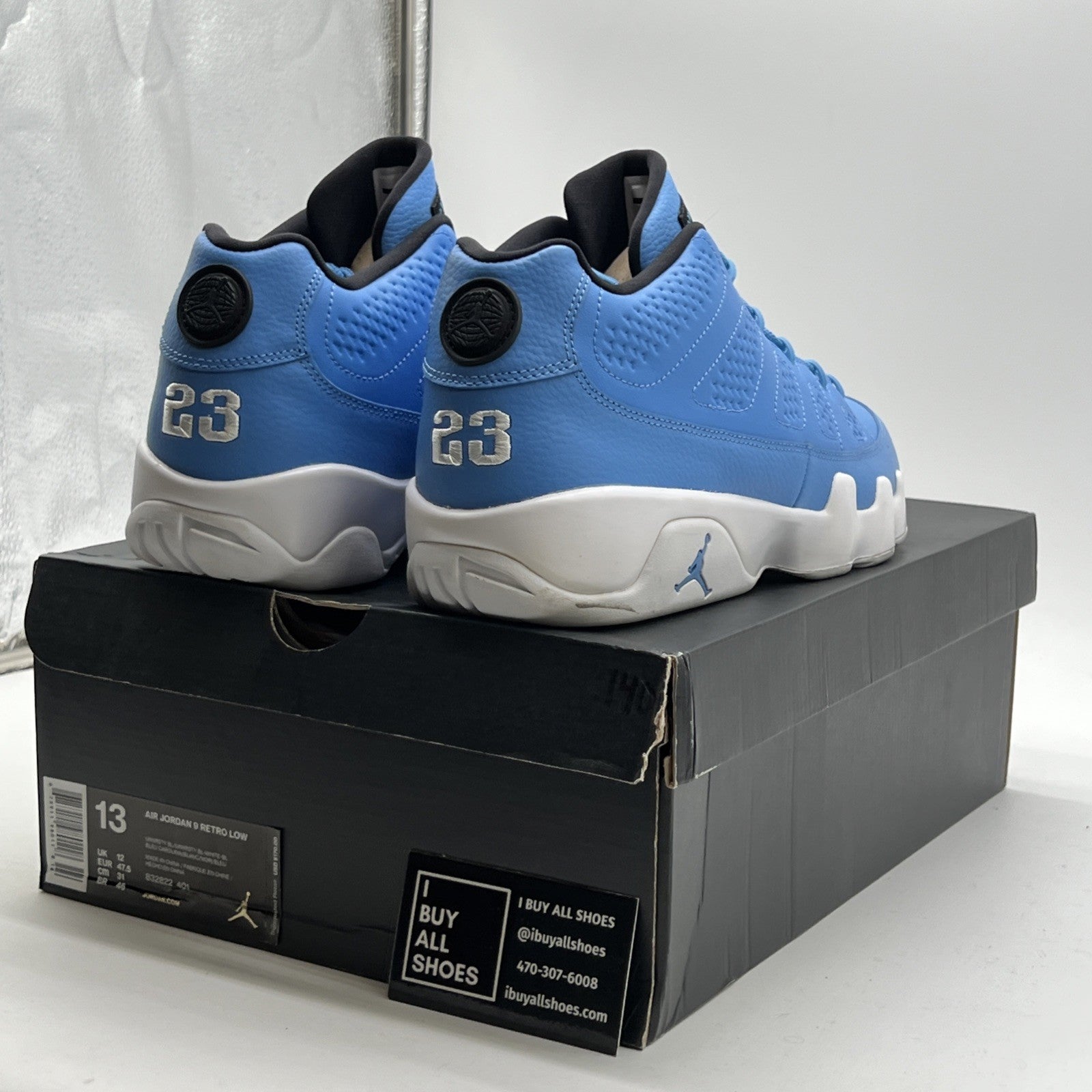 Size 13 - Air Jordan 9 Retro Low Pantone (832822-401)