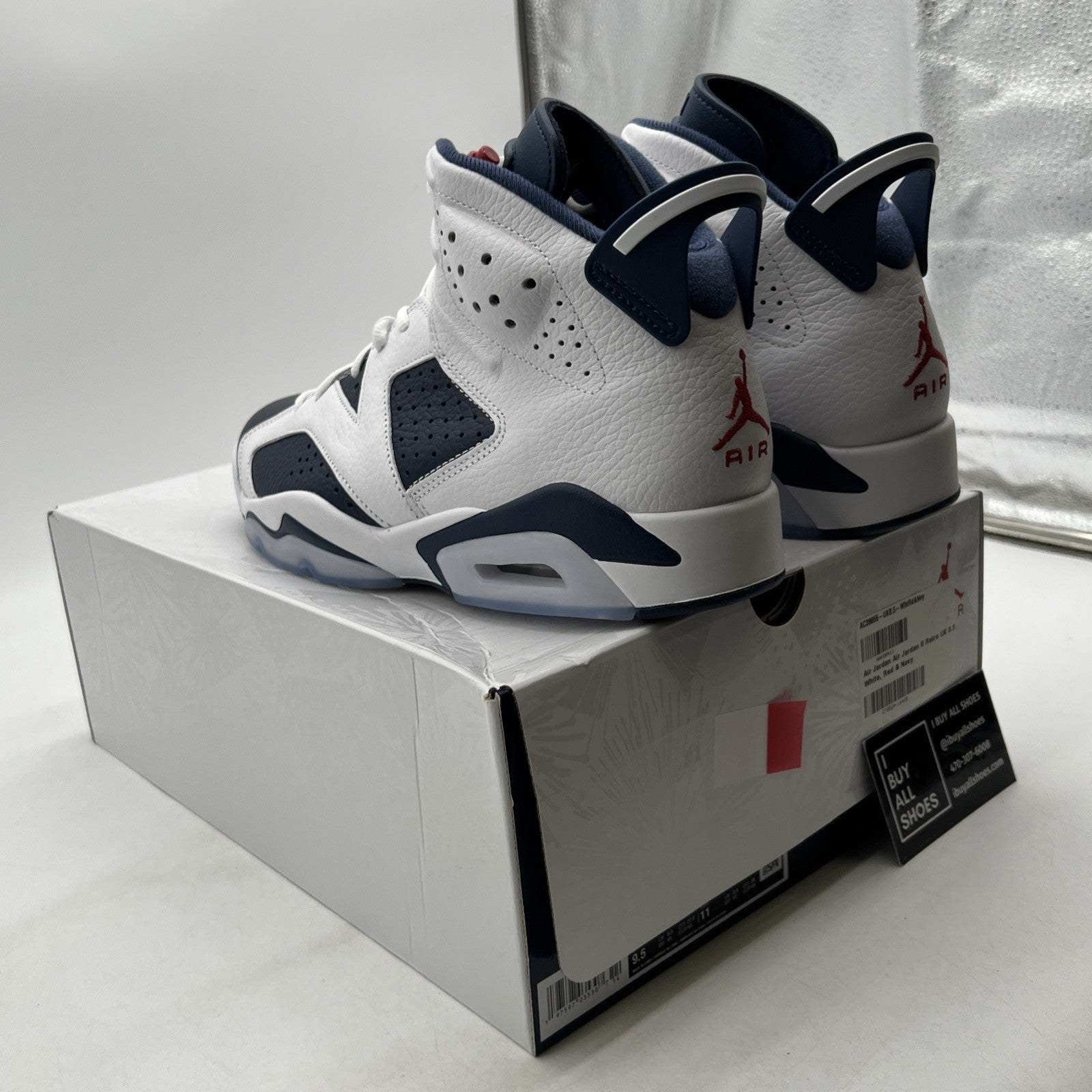Size 9.5 - Air Jordan 6 Retro 2024 Olympic (CT8529-164)