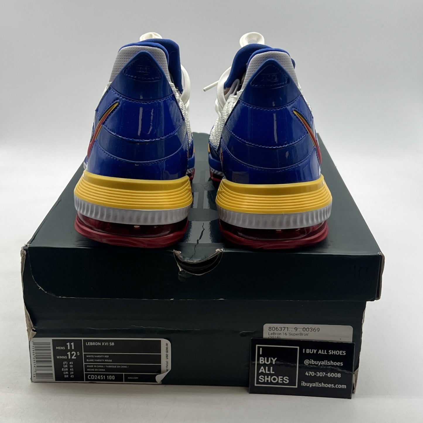 Size 11 - Nike LeBron 16 SuperBron (CD2451-100)