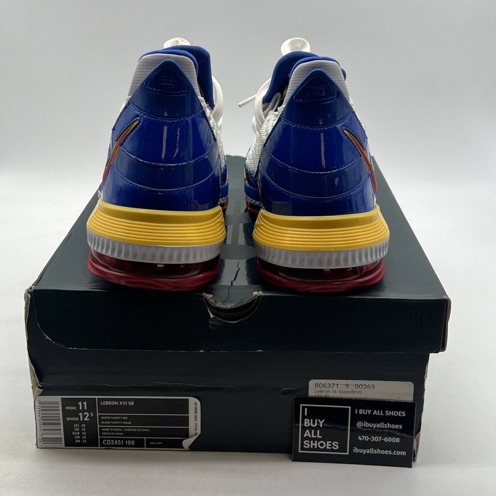 Size 11 - Nike LeBron 16 SuperBron (CD2451-100)