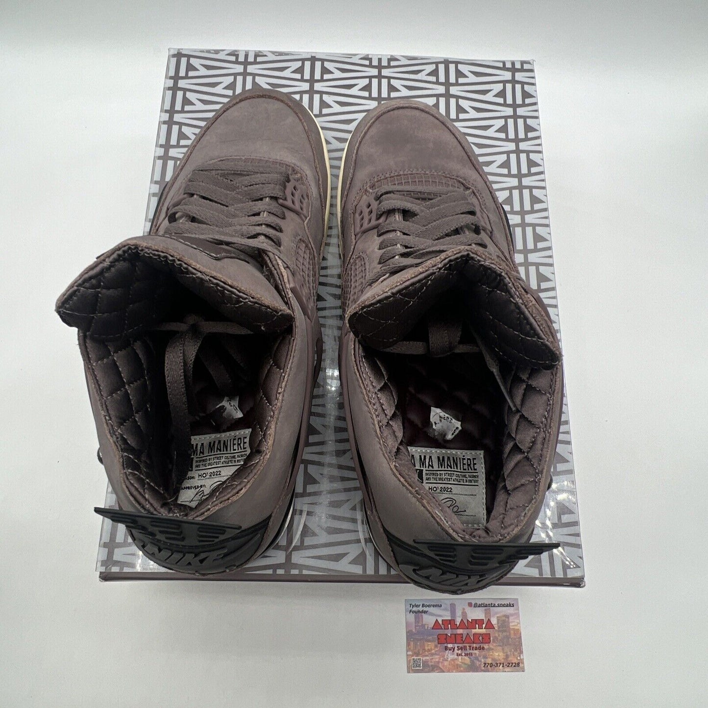 Size 11.5 - Jordan 4 Retro x A Ma Maniere Mid Violet Ore Black (DV6773-220)