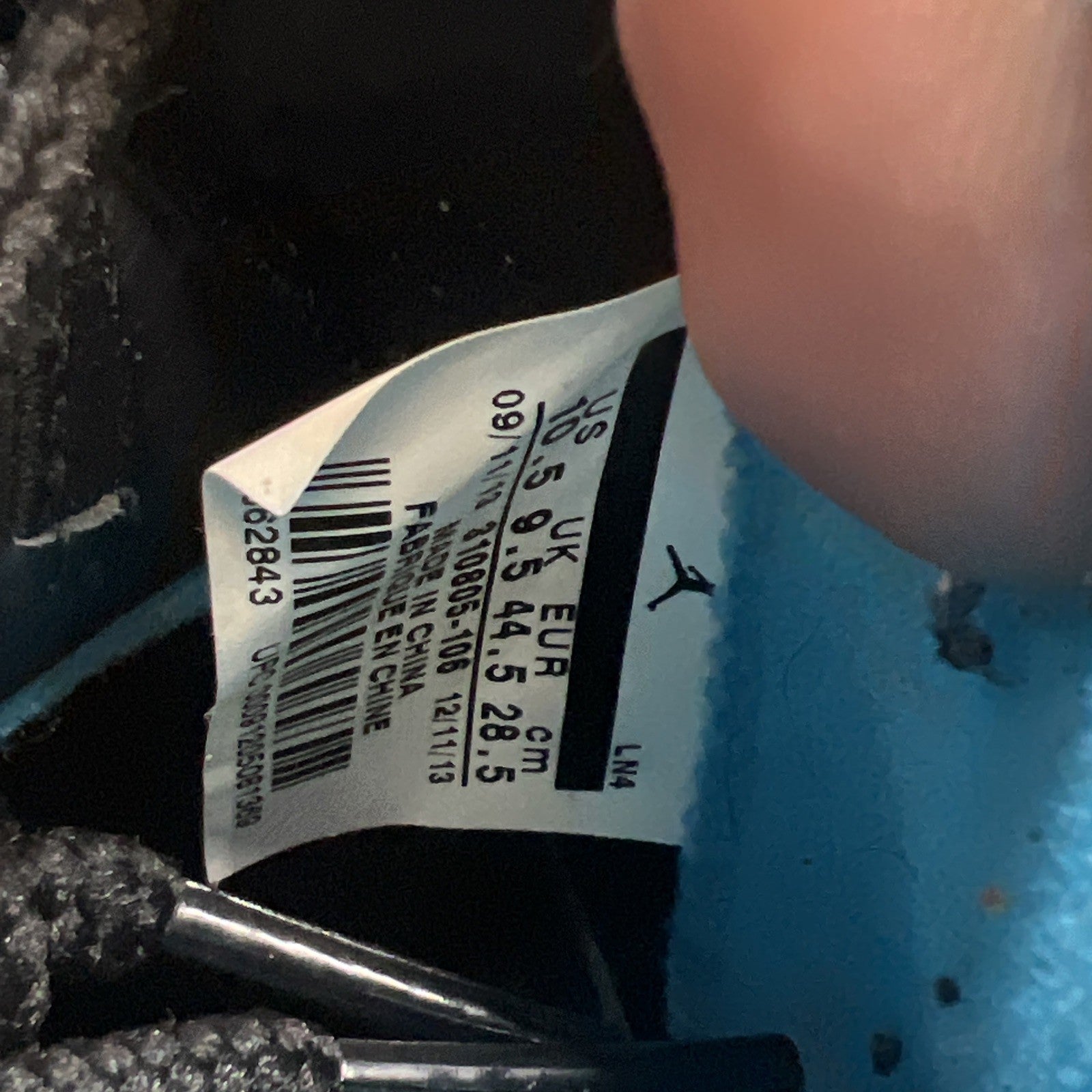 Size 10.5 - Air Jordan 10 Retro 2014 Powder Blue (310805-106)