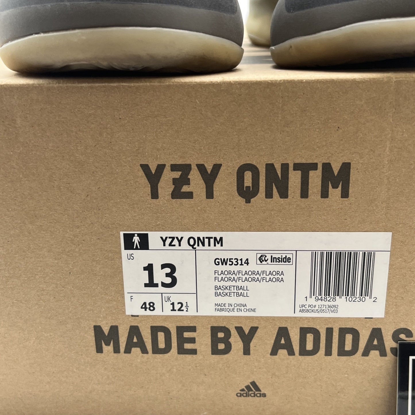 Size 13 - adidas Yeezy Quantum Flash Orange (GW5314)