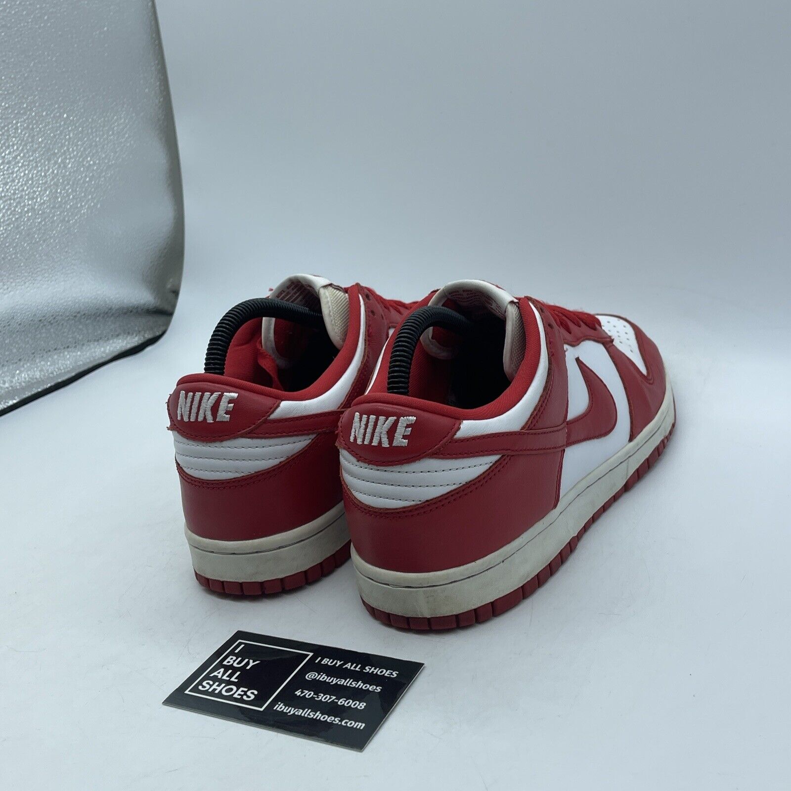Size 8 - Nike Dunk Retro SP Low St. John's Red White Leather Suede (CU1727-100)