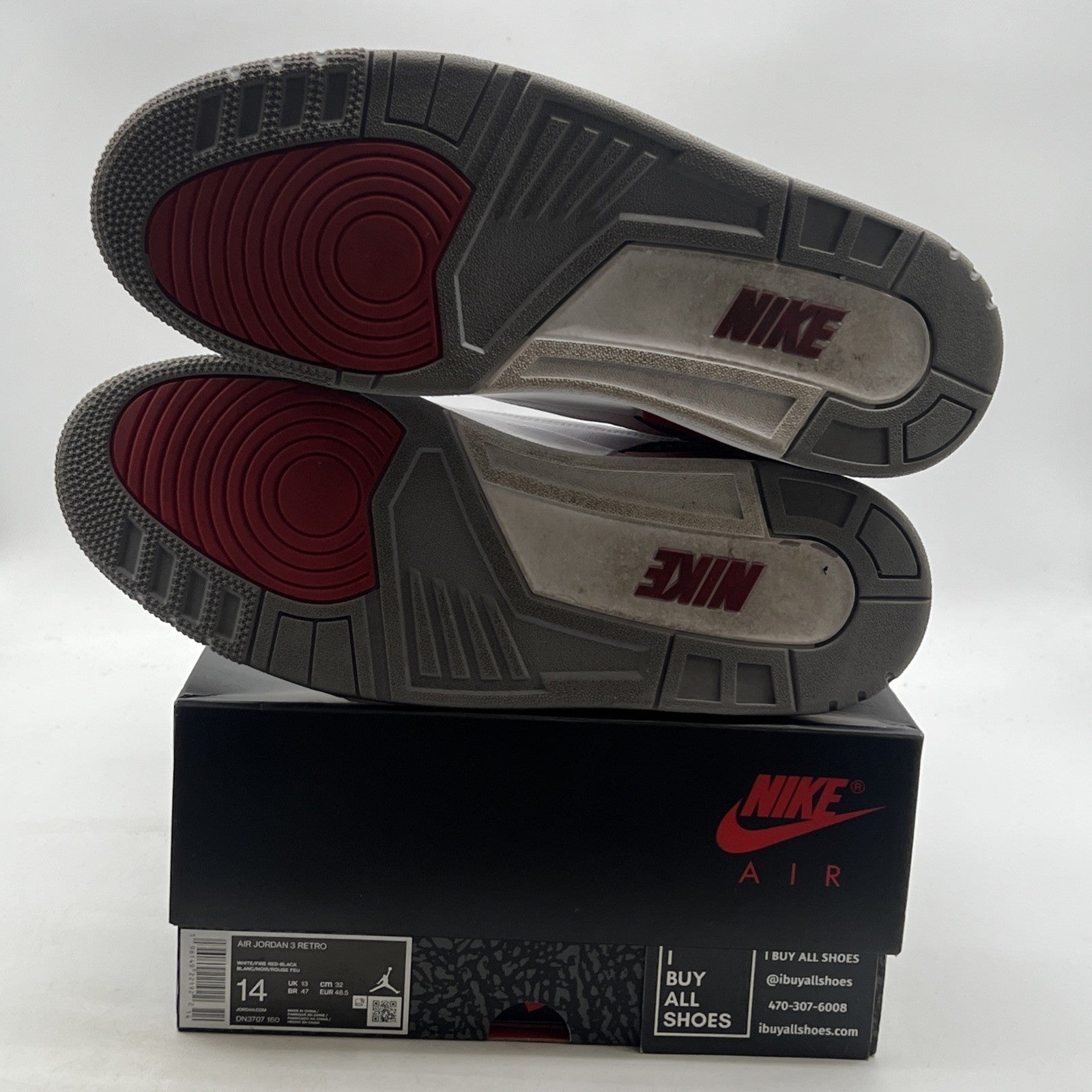 Size 14 - Air Jordan 3 Retro Mid Fire Red (DN3707-160)
