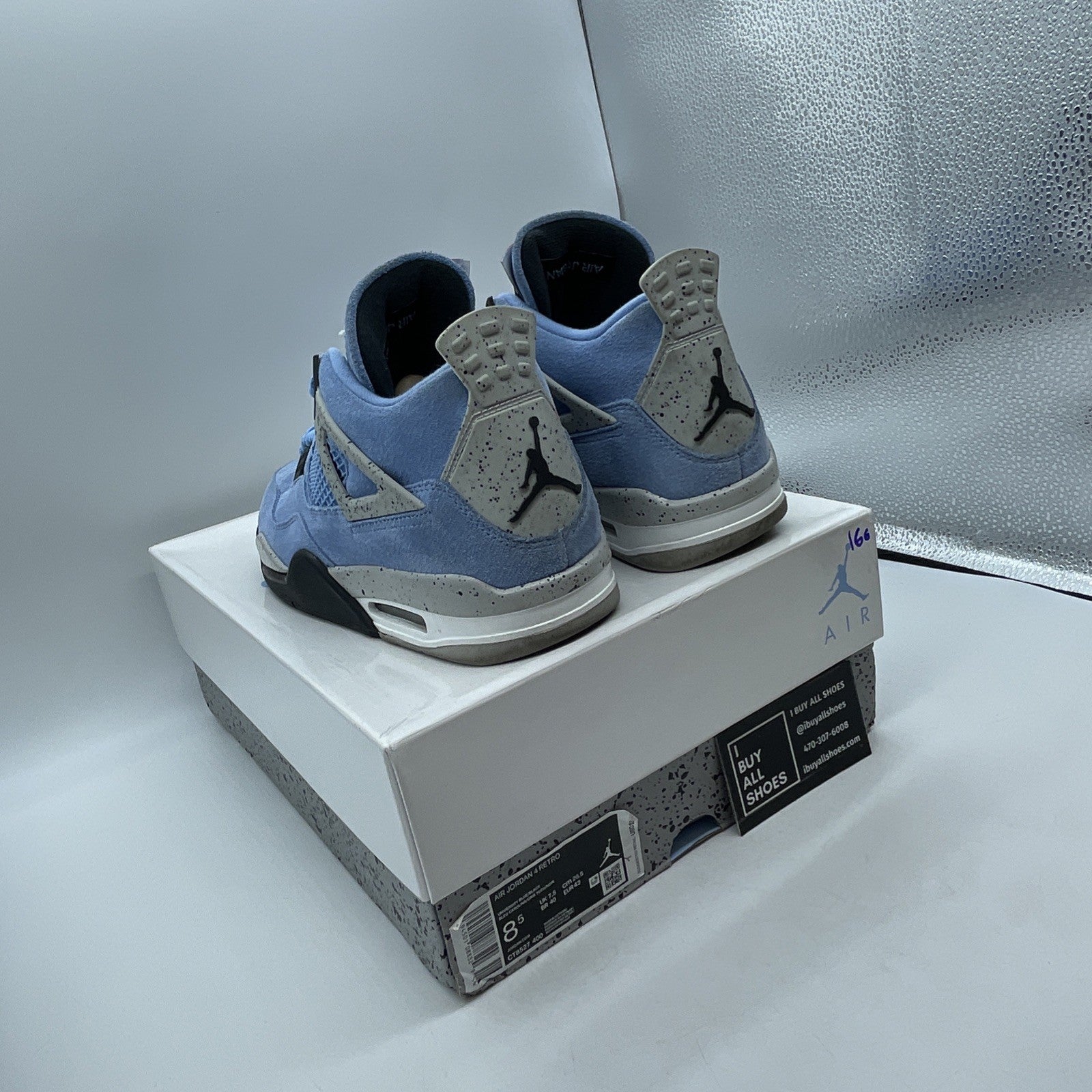 Size 8.5 - Air Jordan 4 Retro Mid University Blue (CT8527-400)
