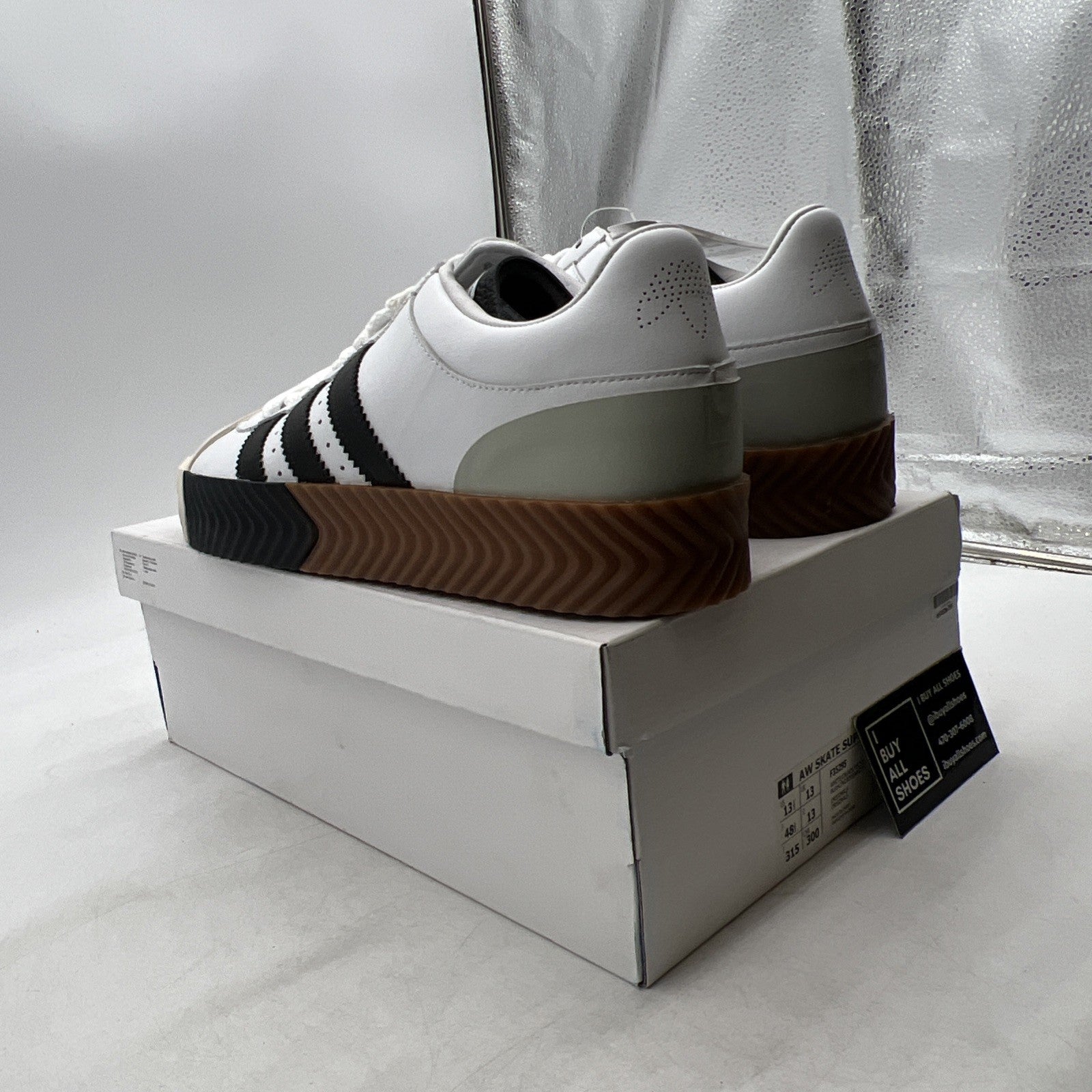 Size 13.5 - Alexander Wang x Adidas Skate Super Tech Silver (F35295)