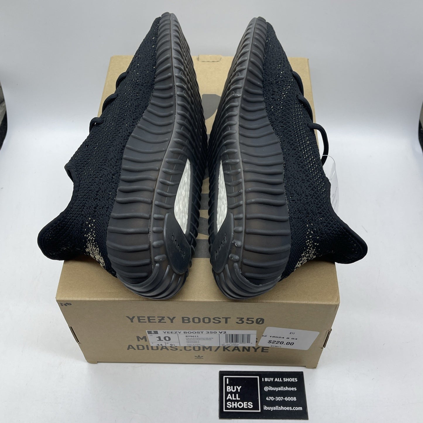 Size 10 - adidas Yeezy Boost 350 V2 Green Black Suede (BY9611)