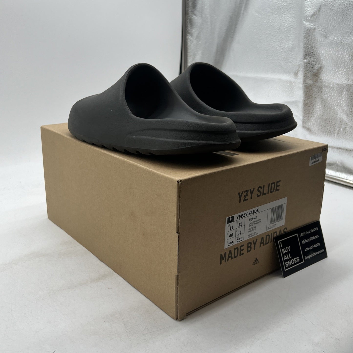 Size 11 - Adidas Yeezy Slide Onyx (HQ6448)
