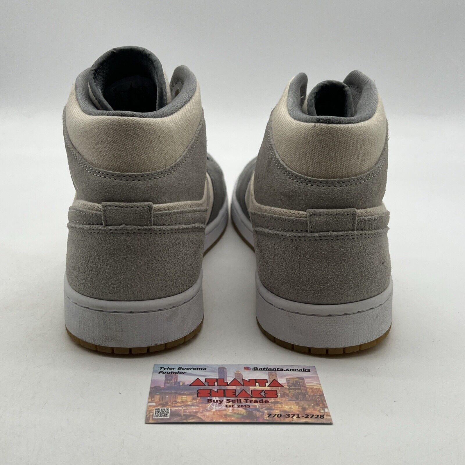 Size 12 - Air Jordan 1 SE Mid Coconut Milk Particle Grey (DN4281-100)