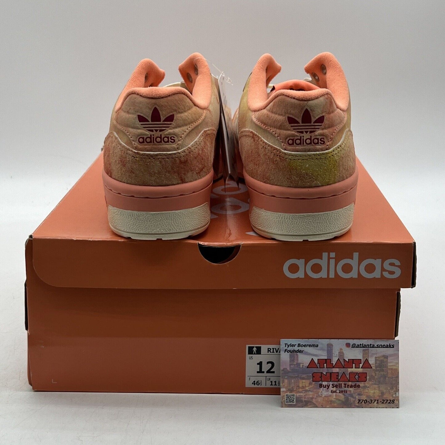 Size 12 - adidas Social Status x Rivalry Low Kings Peach Suede  (EE6384)