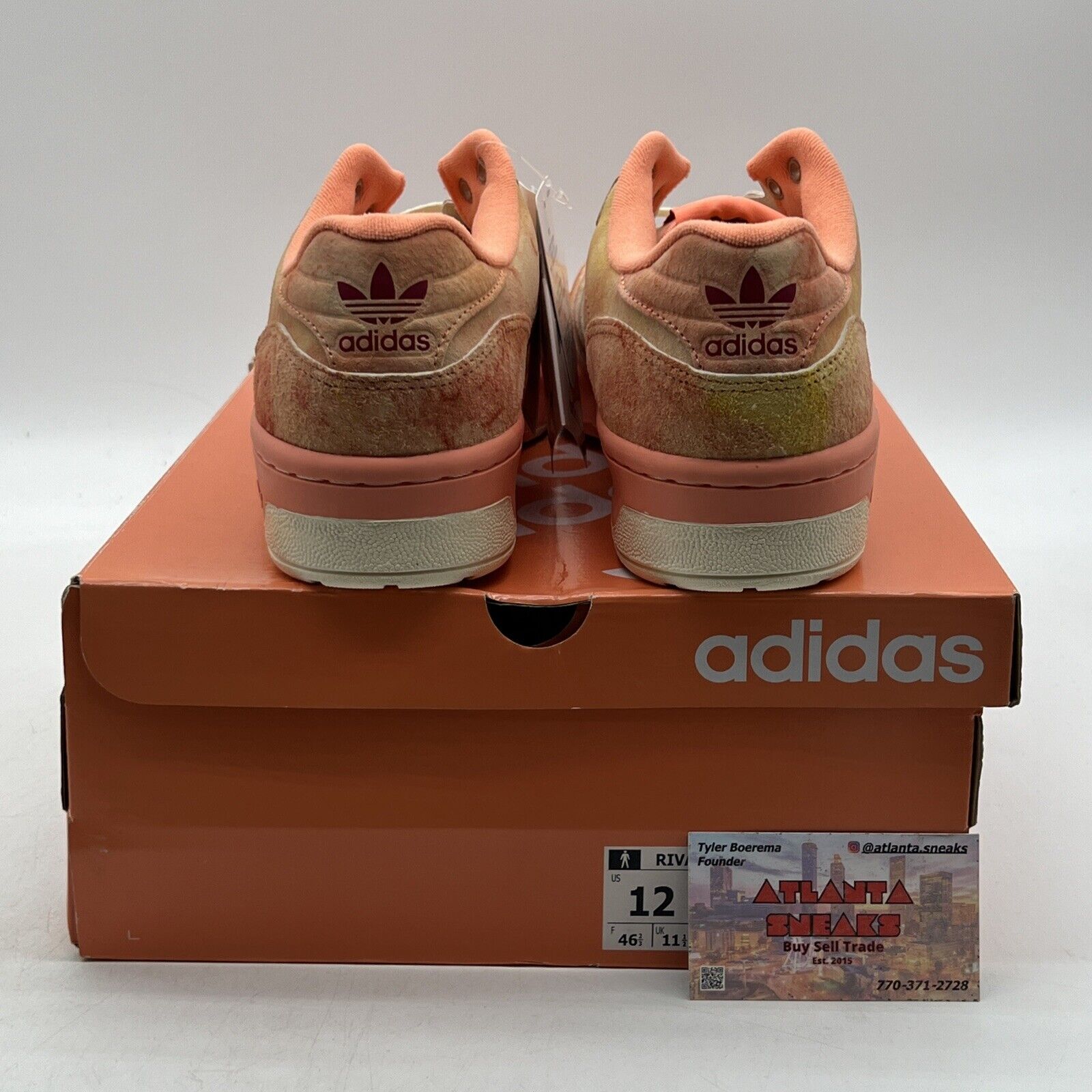 Size 12 - adidas Social Status x Rivalry Low Kings Peach Suede  (EE6384)