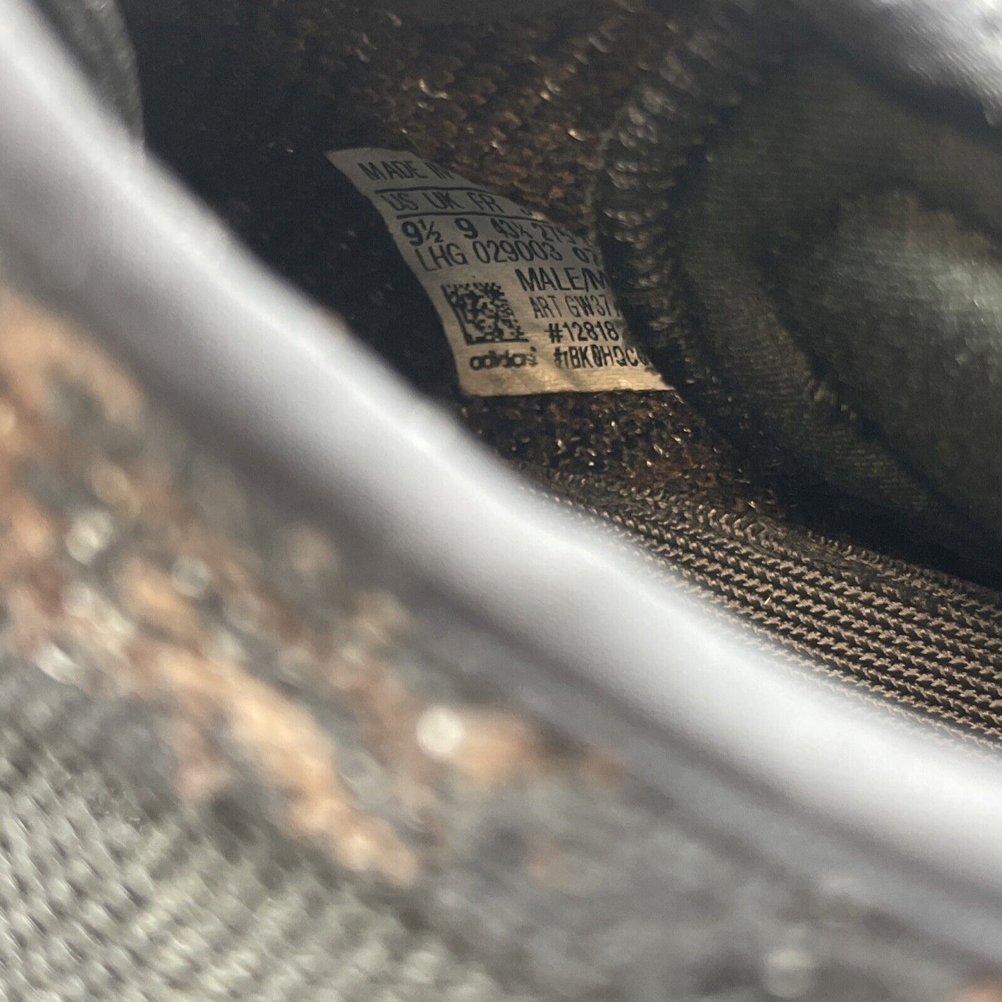 Size 9.5 - adidas Yeezy Boost 350 V2 Low MX Rock Brown Black Suede (GW3774)
