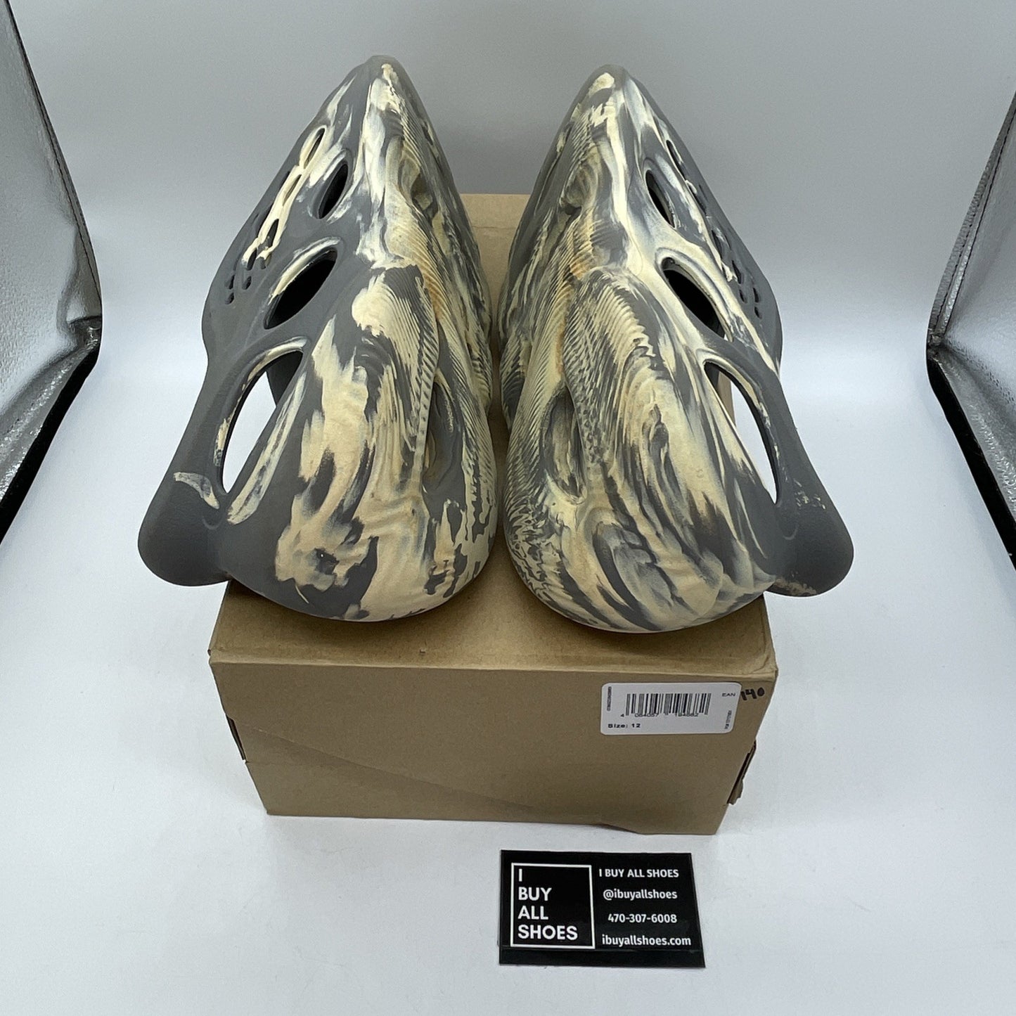 Size 12 - adidas Yeezy Foam RNNR MXT Moon Gray Tan Rubber (GV7904)