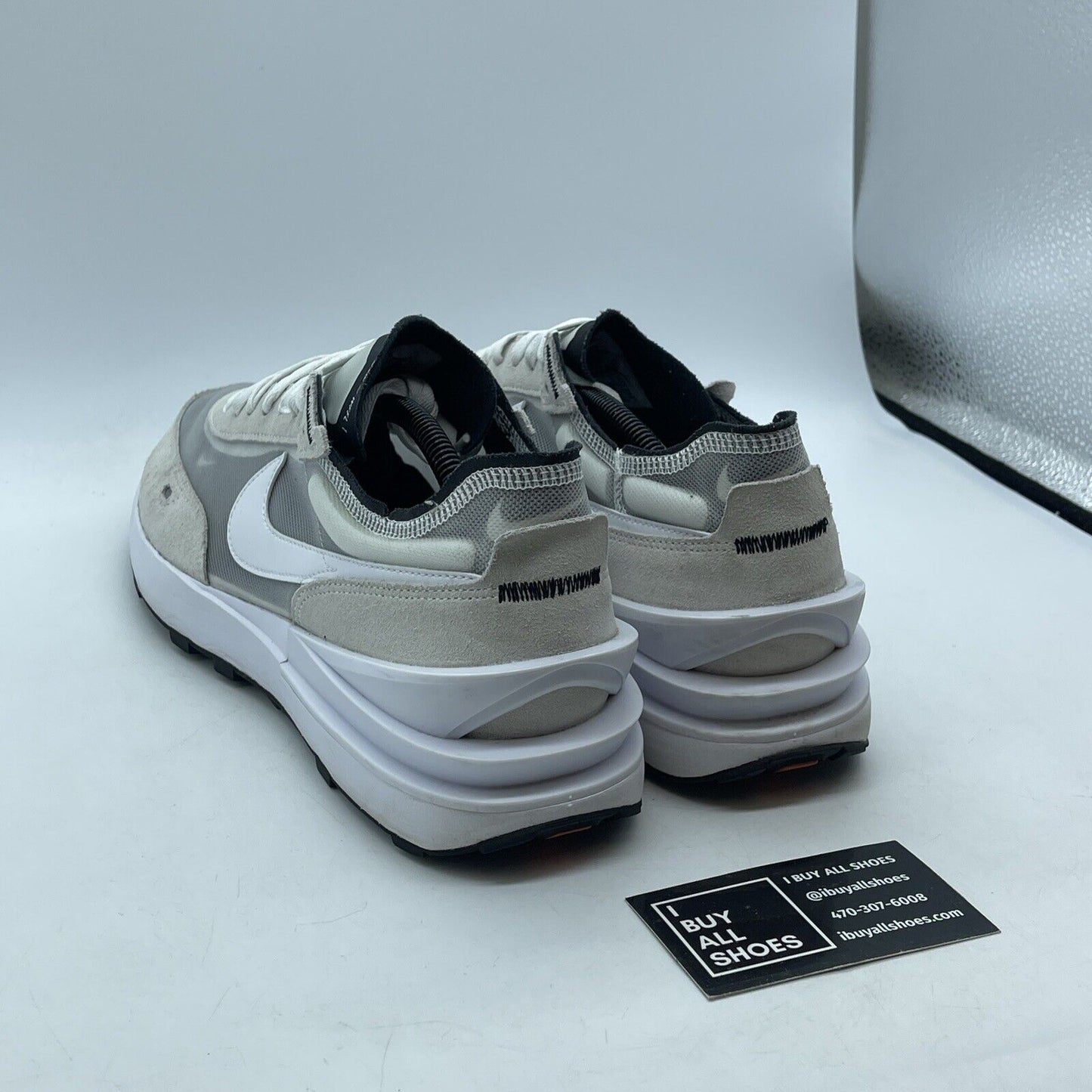 Size 12 - Nike Waffle One Summit White Grey Black Suede Leather (DA7995-100)