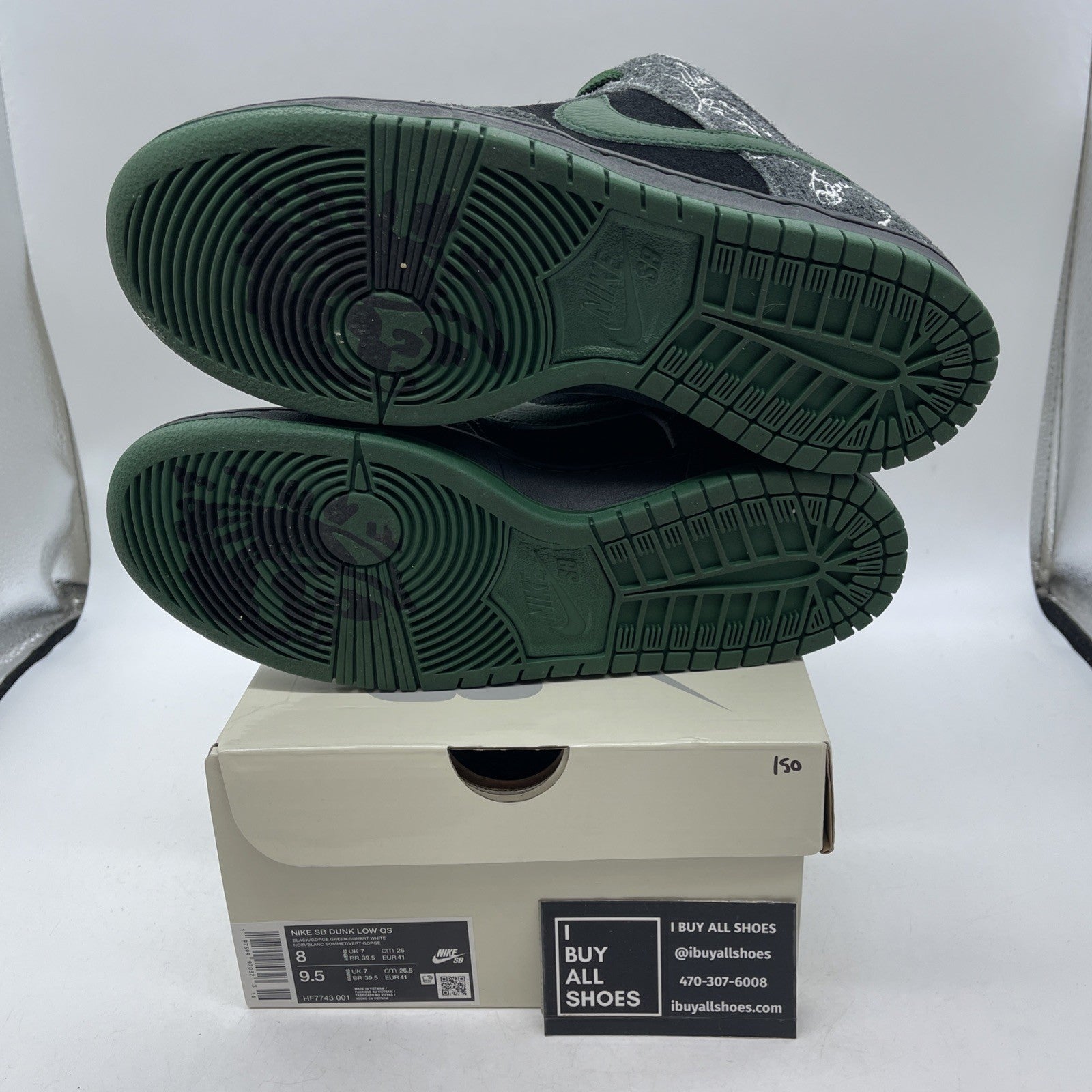 Size 8 - Nike THERE Skateboards x Dunk SB Special Box Low Ultra Humanized