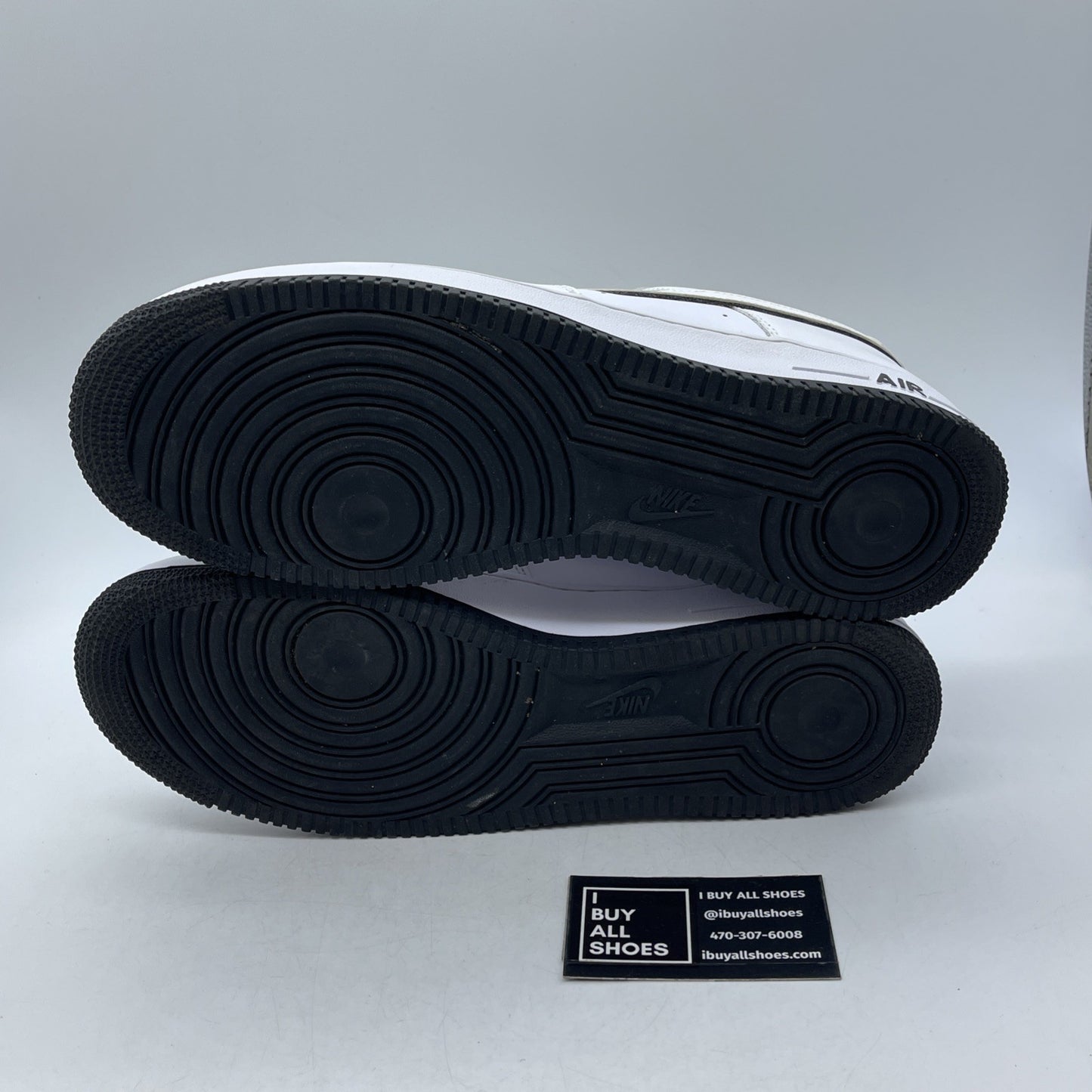 Size 12 - Nike Air Force 1 '07 White Black Outline (DV0788-103)