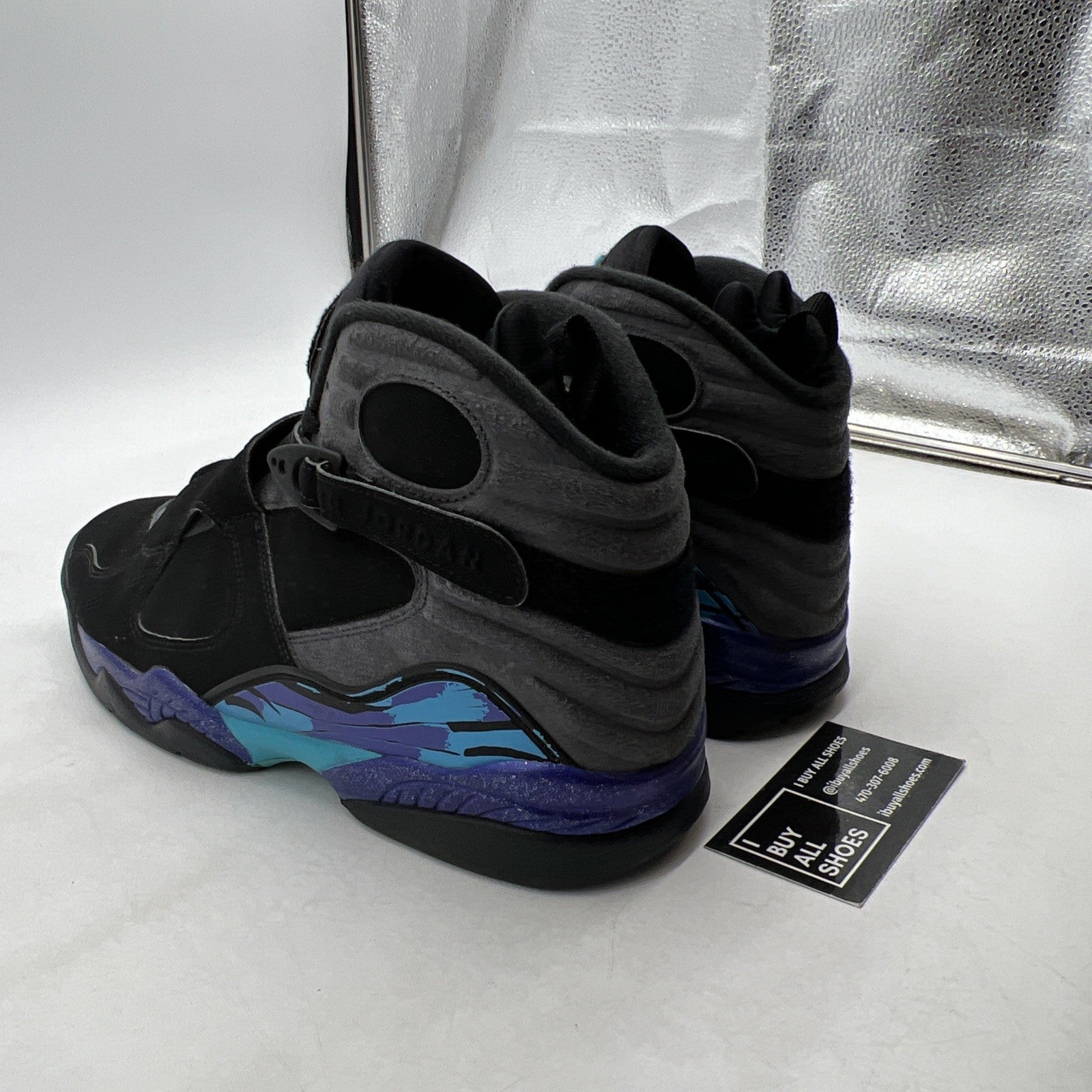 Size 11 - Air Jordan 8 Retro Aqua 2015 (305381-025)