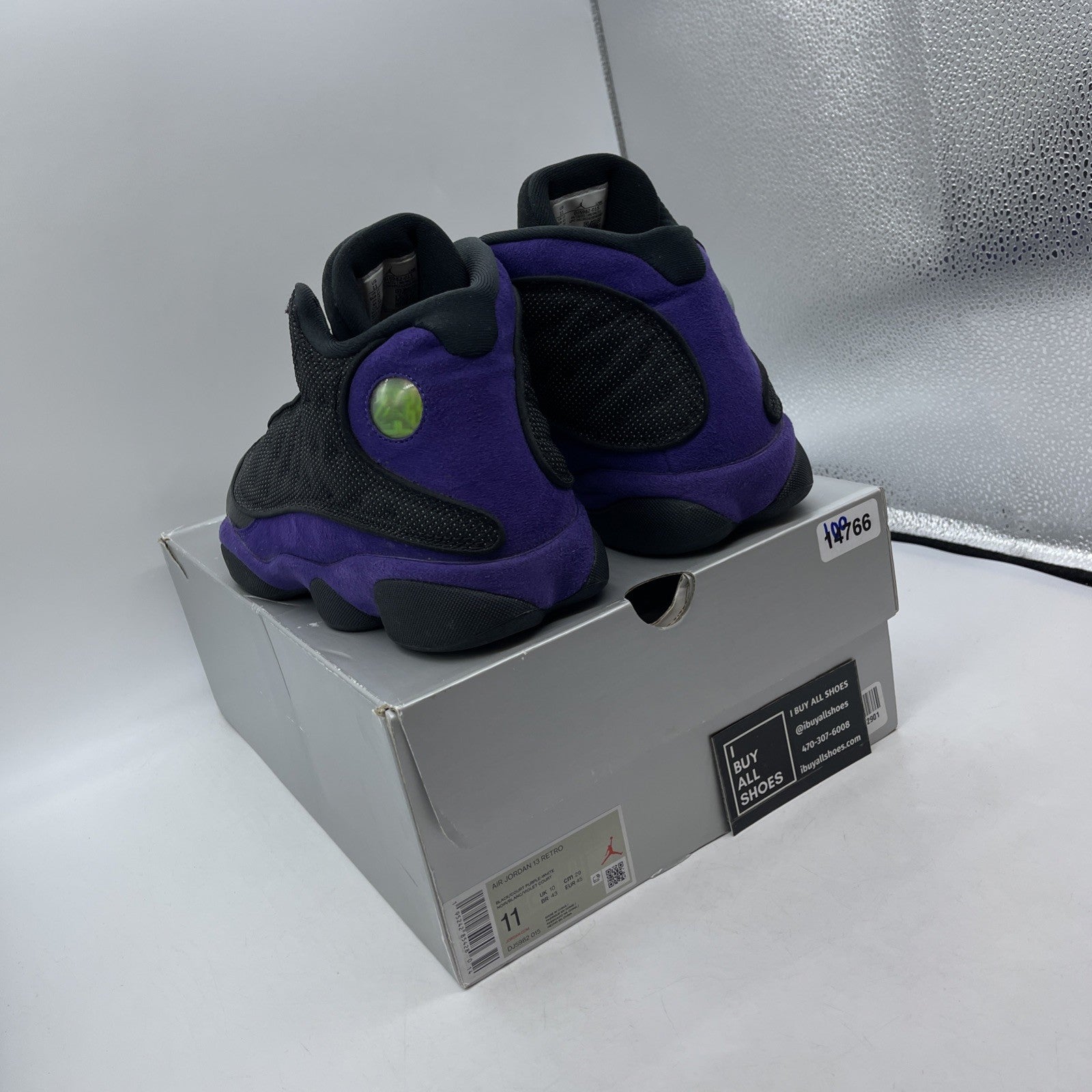 Size 11 - Jordan 13 Retro Court Purple Black Suede Leather (DJ5982-015)