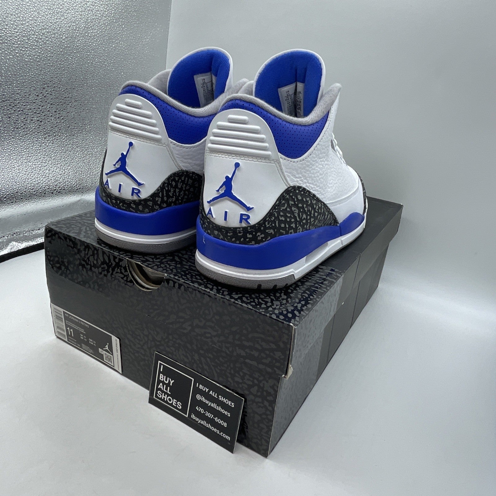 Size 11 - Air Jordan 3 Retro Mid Racer Blue (CT8532-145)