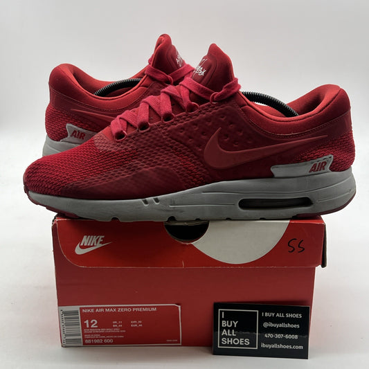 Size 12 - Nike Air Max Zero Premium Gym Red (881092-600)