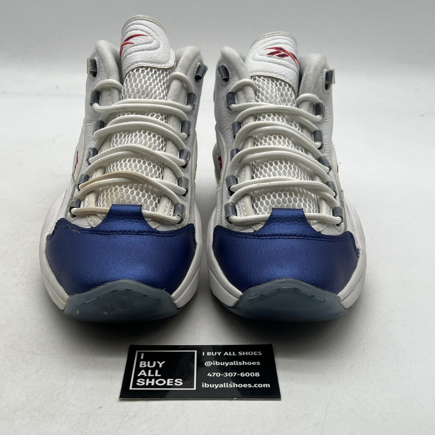 Size 9 - Reebok Question 2022 Mid Blue Toe (GX0227)